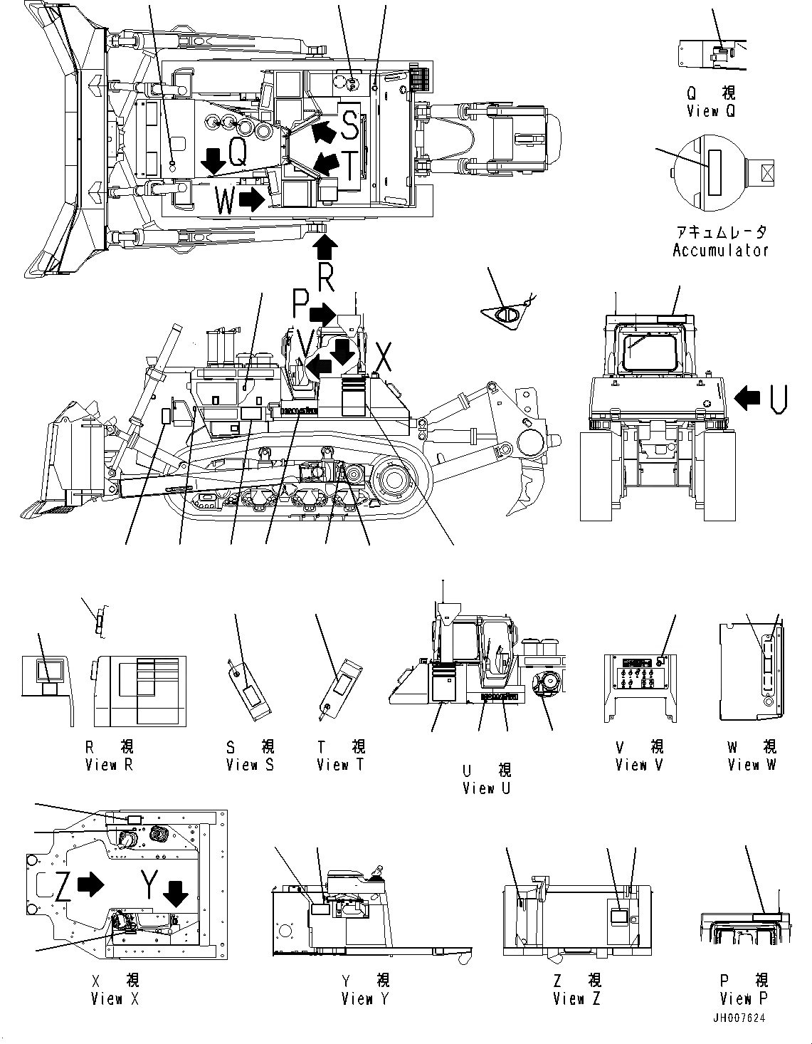 Схема запчастей Komatsu D475ASD-5E0 - МАРКИРОВКА (№7-) МАРКИРОВКА, АНГЛ., США И PUERTO RICO, EPA REGULATIONS TPEM ИЛИ CANADA EPA REGULATIONS TPEM, MINING СПЕЦ-ЯIFICATION