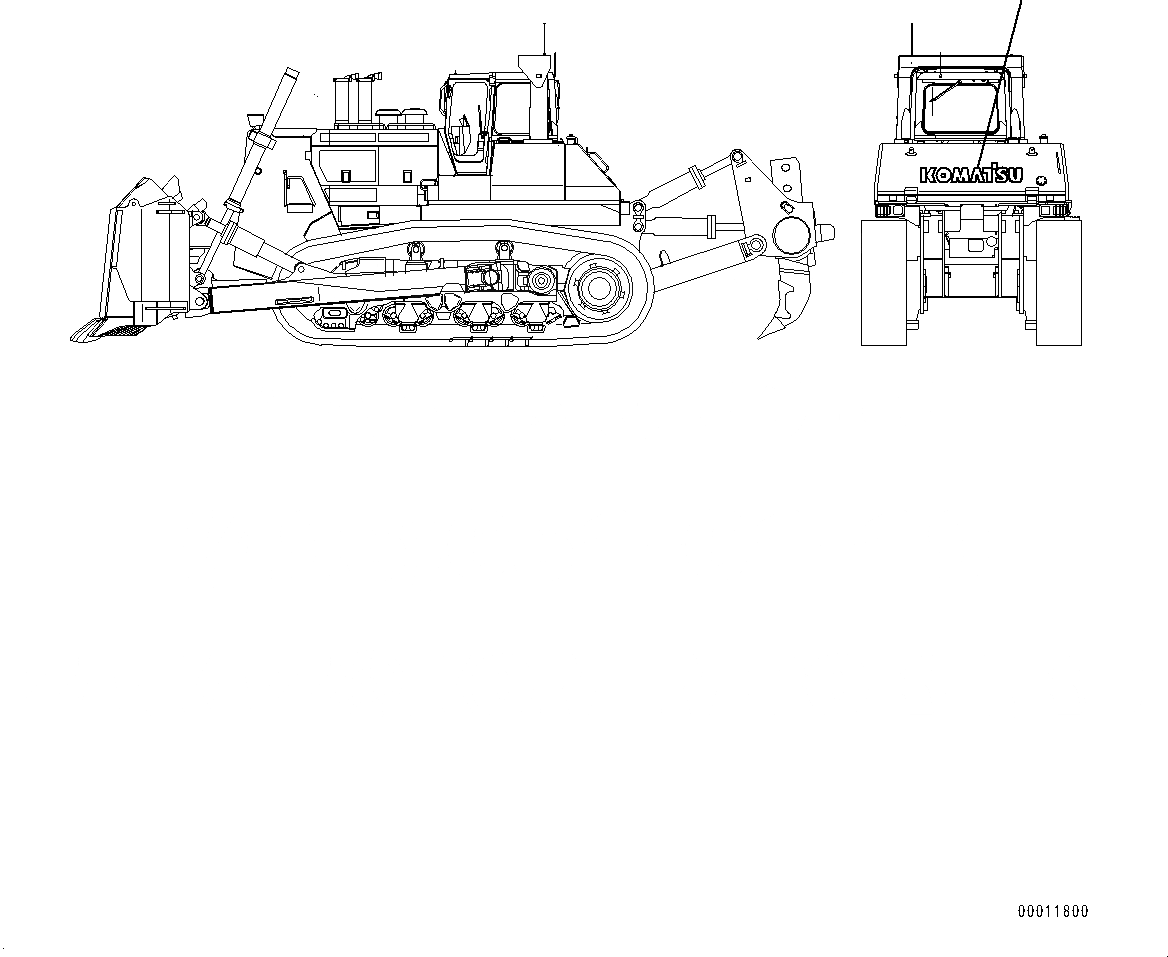 Схема запчастей Komatsu D475ASD-5E0 - ЛОГОТИП KOMATSU(№7-) KOMATSU ЛОГОТИП, KOMATSU ЛОГОТИП