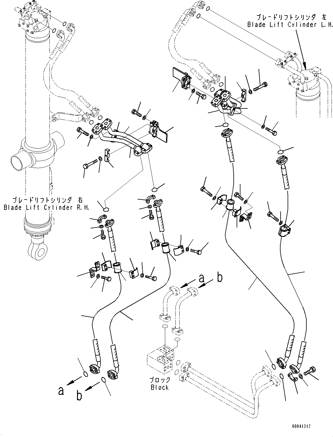 Схема запчастей Komatsu D475A-5E0 - ЗАЩИТА РАДИАТОРА, ПОДЪЕМ. ОТВАЛА ТРУБЫ (/) (№7-) ЗАЩИТА РАДИАТОРА, PERДЛЯATION ЗАСЛОНКА