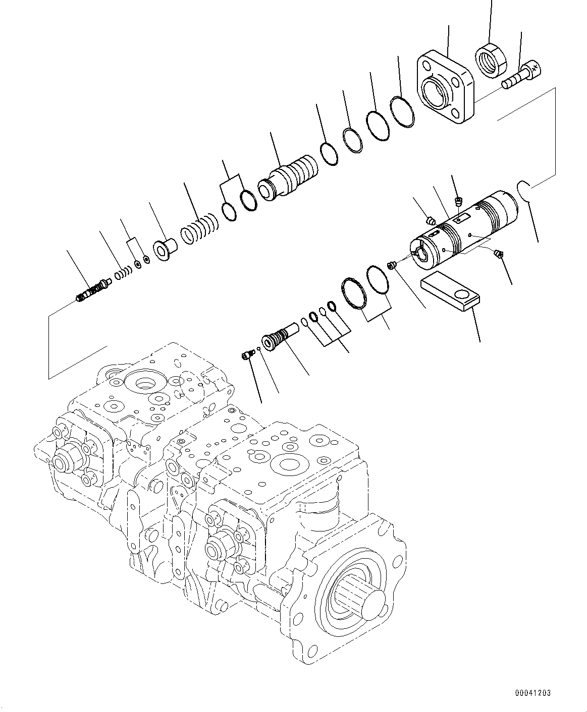 Схема запчастей Komatsu D475A-5E0 - ПОРШЕНЬ НАСОС, ВНУТР. ЧАСТИ (8/) (№7-) ПОРШЕНЬ НАСОС