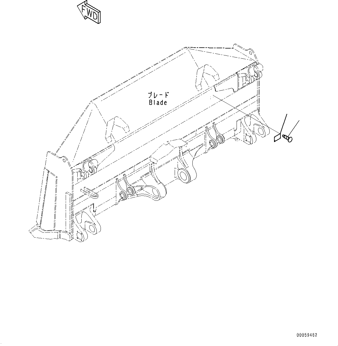 Схема запчастей Komatsu D475A-5E0 - DOZER ОТВАЛ ПЛАСТИНЫ (№7-) DOZER ОТВАЛ ПЛАСТИНЫ, EC REGULATION ARRANGEMENT