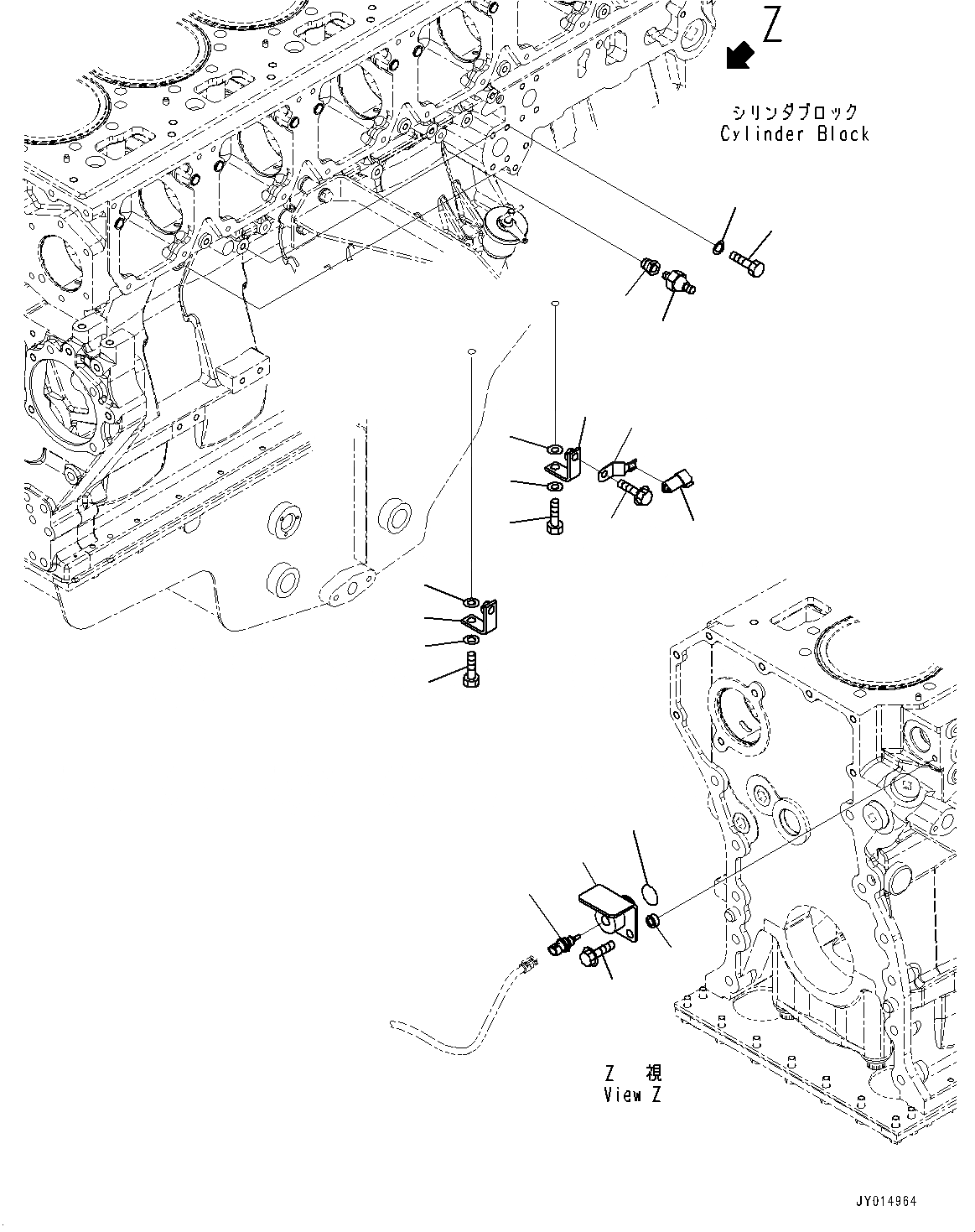 Схема запчастей Komatsu SAA6D170E-5EE - ЭЛЕМЕНТЫ БЛОКА ЦИЛИНДРОВ, (/) (№98-) ЭЛЕМЕНТЫ БЛОКА ЦИЛИНДРОВ, ДЛЯ ПОДДОН ДВИГ-ЛЯ И ПОДОГРЕВАТЕЛЬ ХЛАДАГЕНТА, ДВИГАТЕЛЬ PRE-СМАЗКА СИСТЕМА