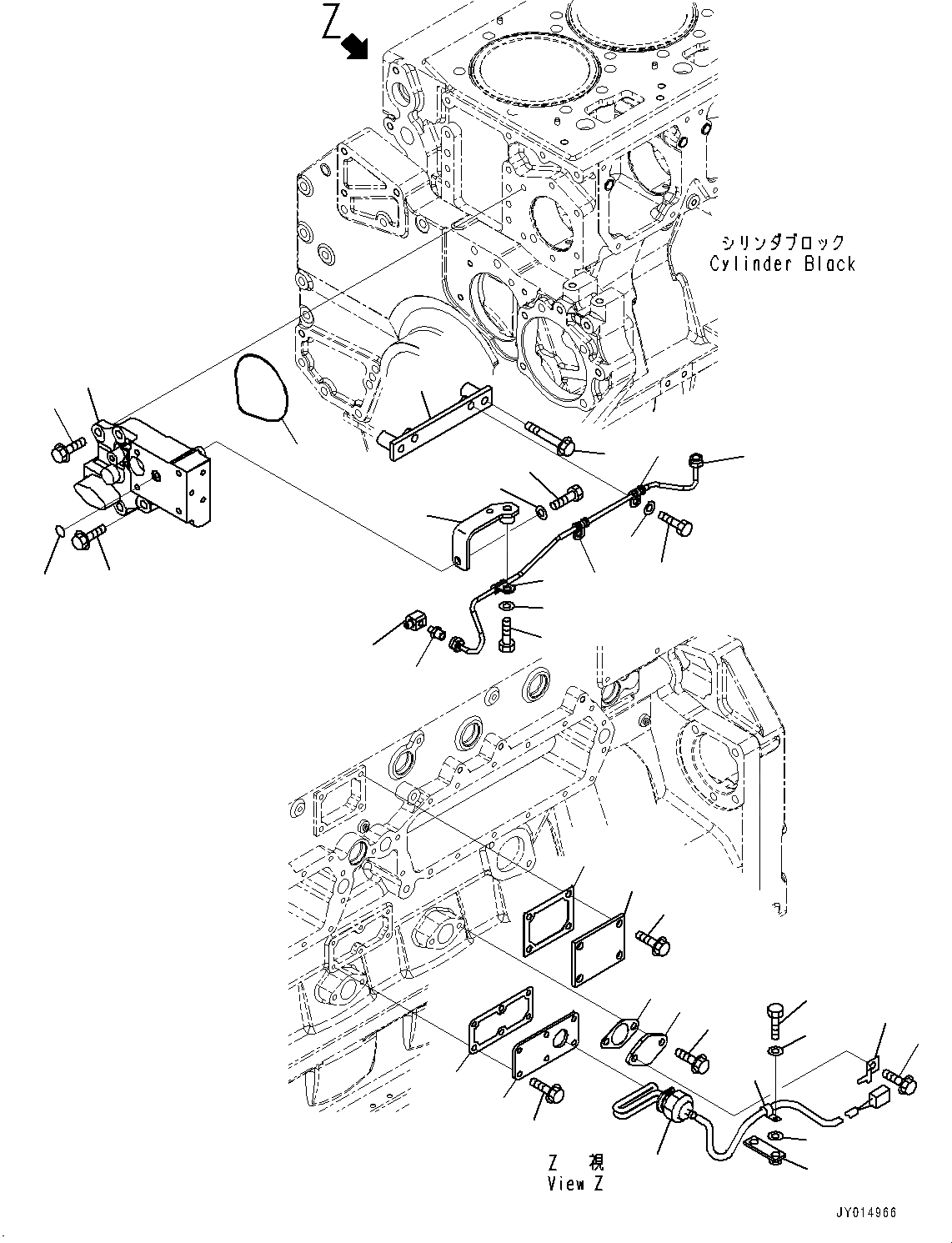 Схема запчастей Komatsu SAA6D170E-5EE - ЭЛЕМЕНТЫ БЛОКА ЦИЛИНДРОВ, (/) (№98-) ЭЛЕМЕНТЫ БЛОКА ЦИЛИНДРОВ, ДЛЯ ПОДДОН ДВИГ-ЛЯ И ПОДОГРЕВАТЕЛЬ ХЛАДАГЕНТА, ДВИГАТЕЛЬ PRE-СМАЗКА СИСТЕМА