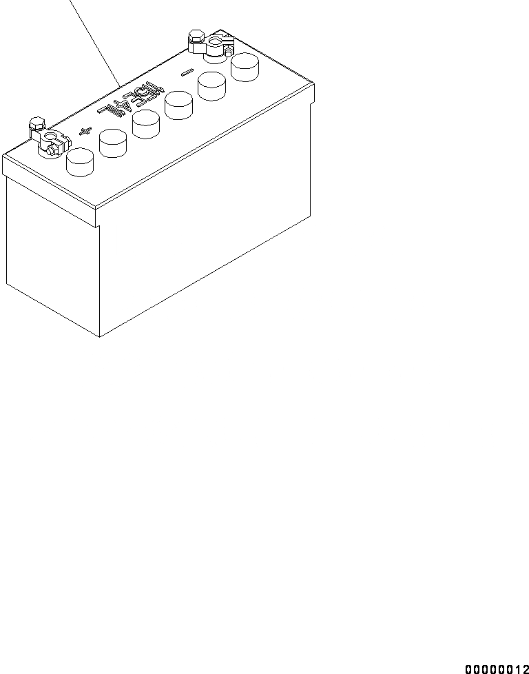 Схема запчастей Komatsu WA250-6 - АККУМУЛЯТОР (№7-) АККУМУЛЯТОР, БЕЗ ВЫСОК. ЕМК. АККУМУЛЯТОР