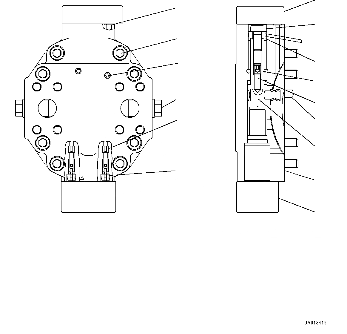 Схема запчастей Komatsu WA250-6 - HYDROSTATIC ТРАНСМИССИЯ (HST) НАСОС И МОТОР, ВНУТР. ЧАСТИ, МОТОР (/7) (№77-) HYDROSTATIC ТРАНСМИССИЯ (HST) НАСОС И МОТОР