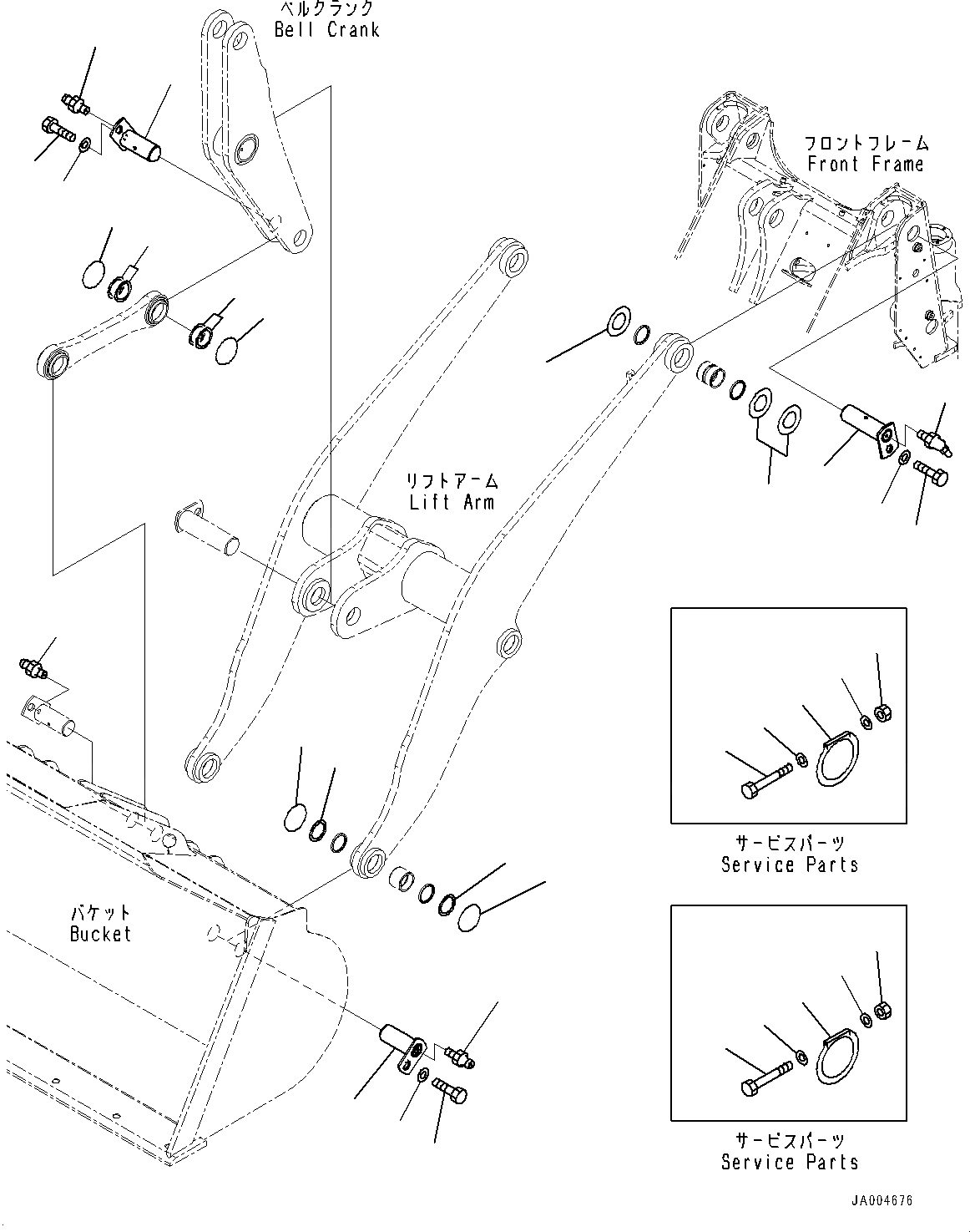 Схема запчастей Komatsu WA250-6 - РУКОЯТЬ И BELL CRANK, ПАЛЕЦ (/) (№778-) РУКОЯТЬ И BELL CRANK, БЕЗ КОНЦЕВ. ВЫКЛЮЧ-ЛЬ ПОДЪЕМА СТРЕЛЫ