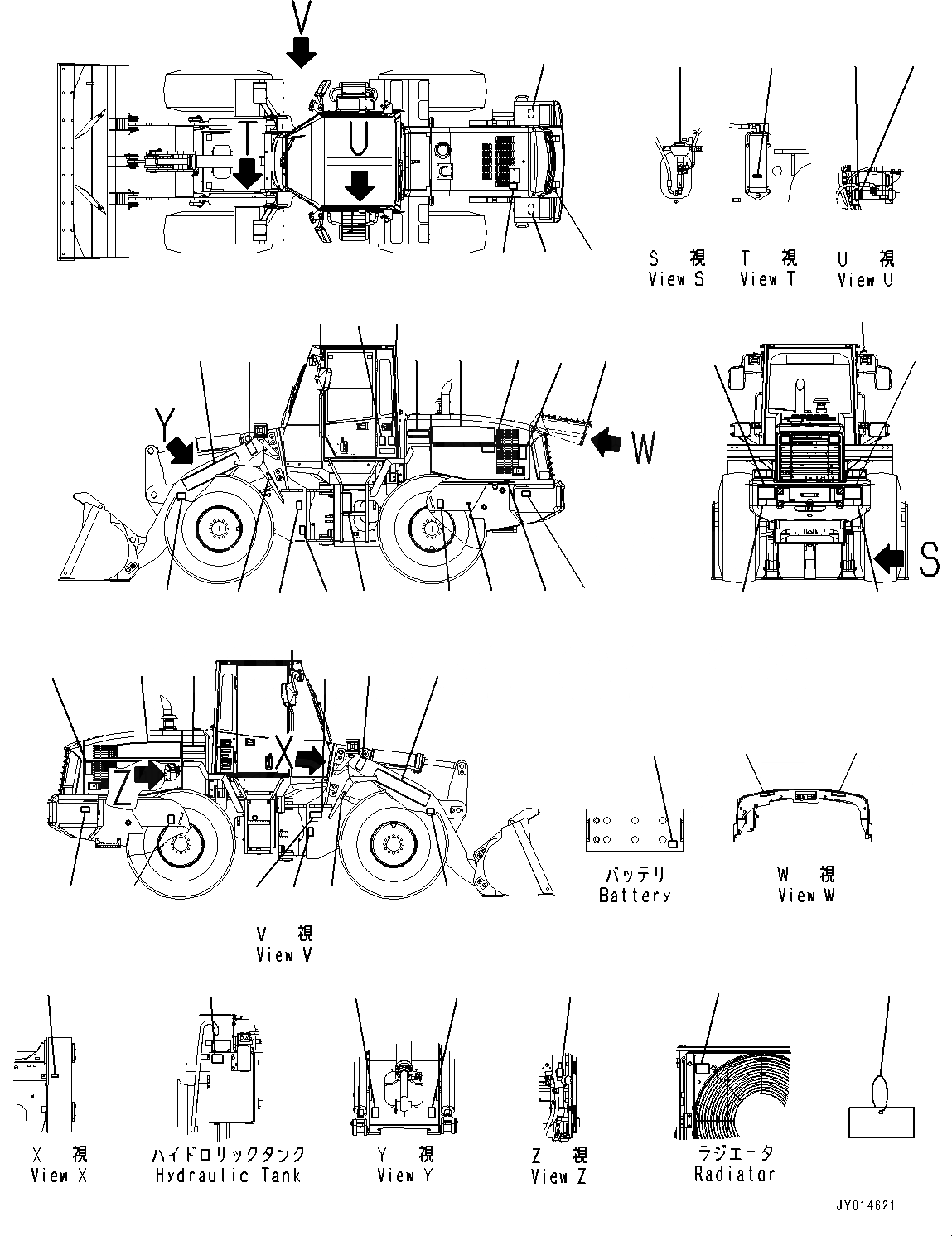 Схема запчастей Komatsu WA250-6 - МАРКИРОВКА, ТАБЛИЧКИ (№789-78) МАРКИРОВКА, ТУРЦИЯ-АНГЛ.