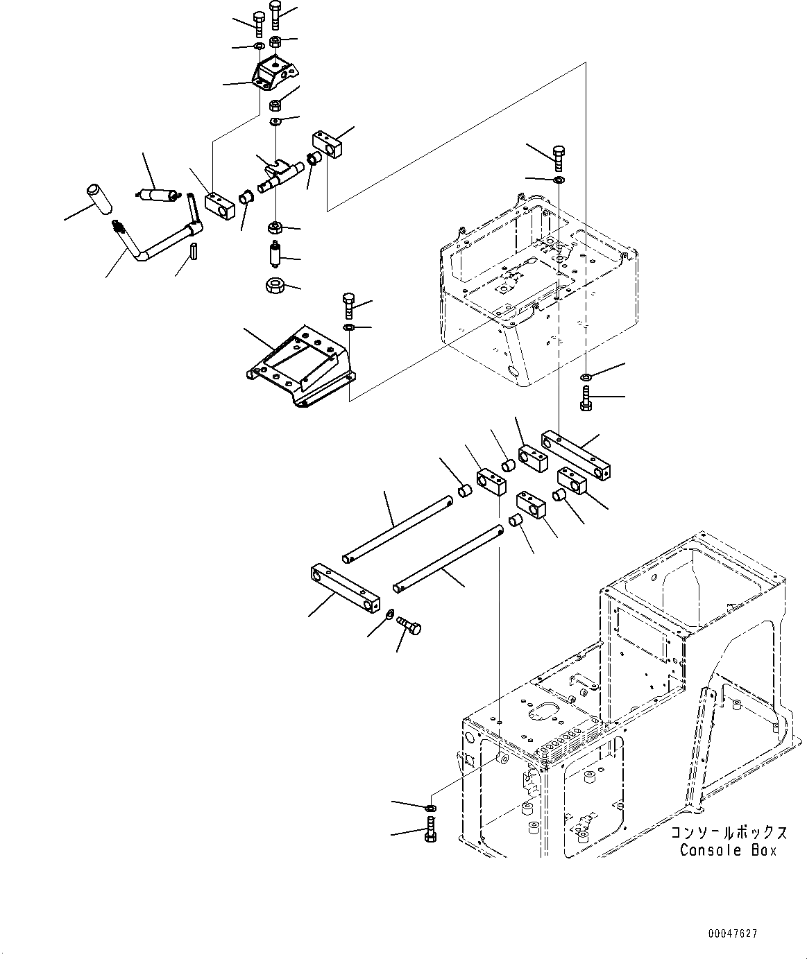 Схема запчастей Komatsu WA600-6 - ПОЛ, КОНСОЛЬН. БЛОК, ПРАВ. (/) (№8-) ПОЛ, AJSS, COLORADO ARRANGEMENT, VHMS, ORBCOMM, ПОЛУ-АВТОМАТИЧ. DIGGING