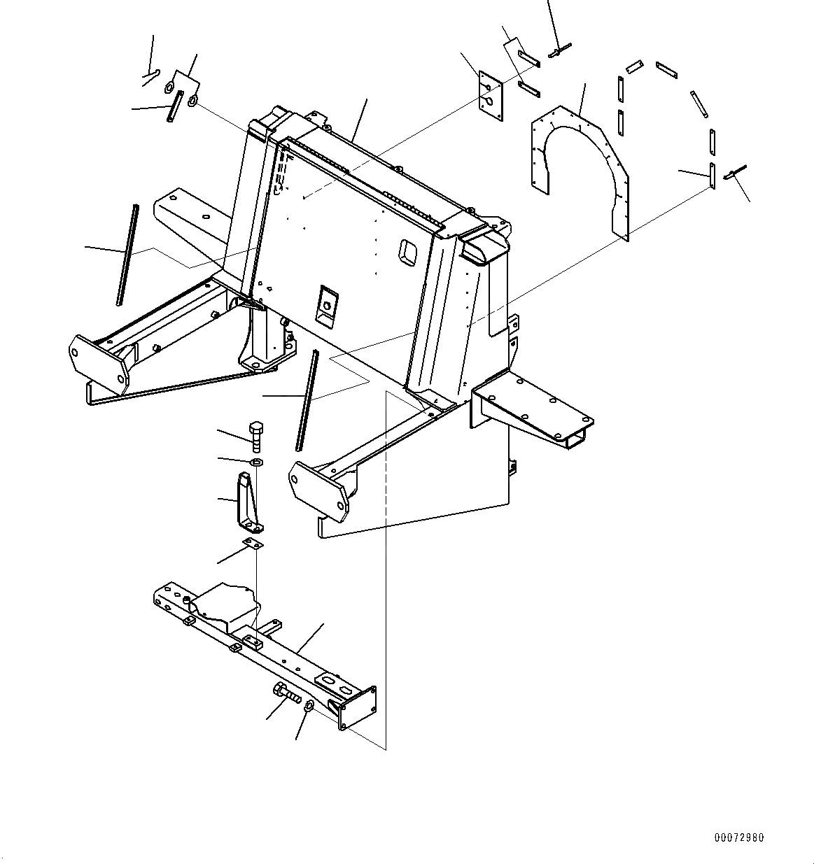 Схема запчастей Komatsu WA600-6 - КАПОТ, ОТСЕК ДВИГАТЕЛЯ(№8-) КАПОТ, ЕС НОВ. NOISE ARRANGEMENT , VHMS, ПЕРИОДИЧ. ОБСЛУЖ. SERVICE СОЕДИН-ЕS, КРЫШКА МАСЛОНАЛИВНОГО ПАТРУБКА БЛОКИРОВКА И КРЫШКИБЛОКИР., ЗАДН. FEND