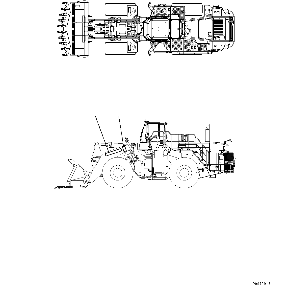 Схема запчастей Komatsu WA600-6 - РУКОЯТЬ И BELL CRANK, МАРКИРОВКА (№8-) РУКОЯТЬ И BELL CRANK, 8MM РУКОЯТЬ, С АВТОМАТИЧ. СМАЗКОЙ СИСТЕМА