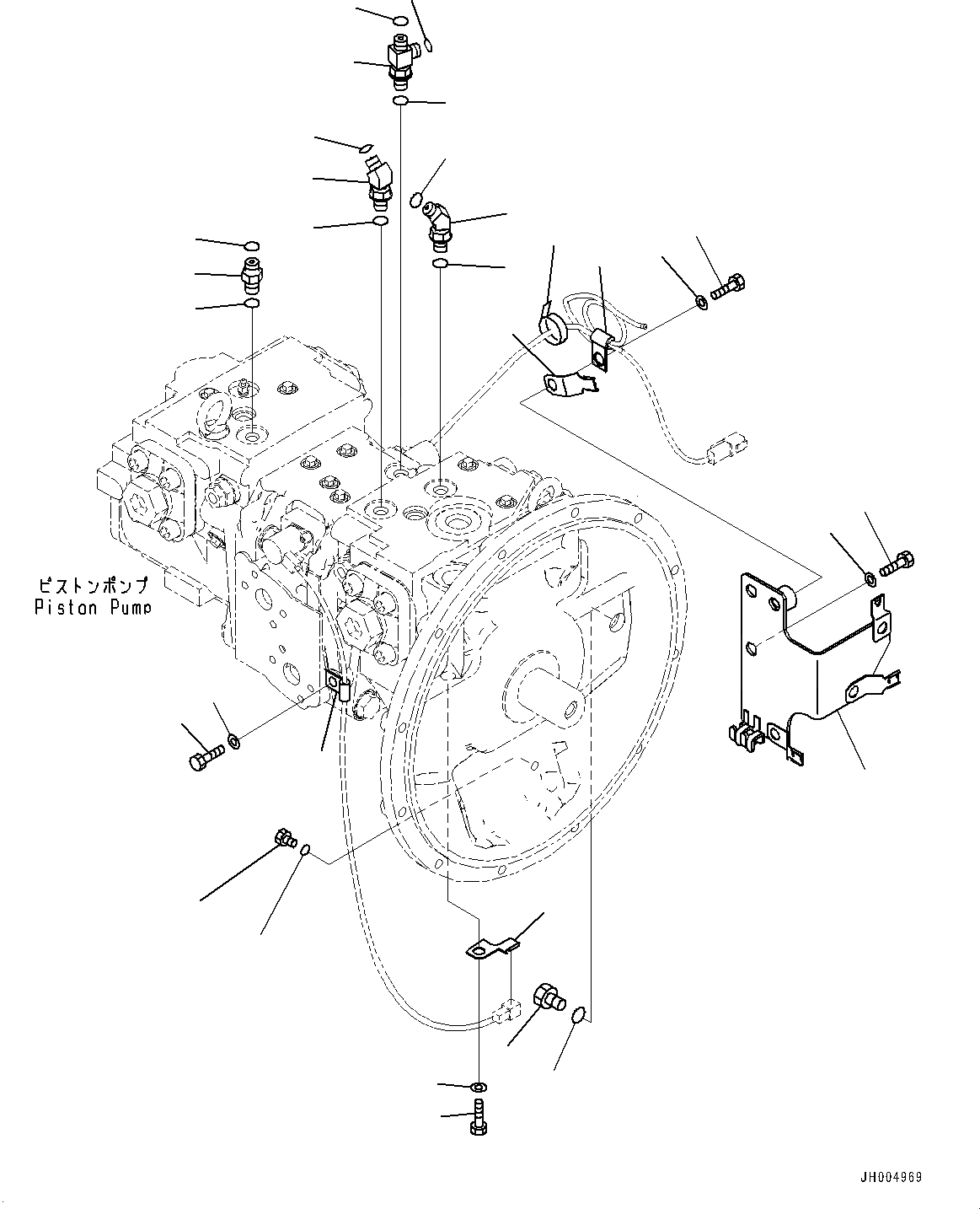 Схема запчастей Komatsu HB205-1 - ПОРШЕНЬ НАСОС КОМПОНЕНТЫ (№-) ПОРШЕНЬ НАСОС КОМПОНЕНТЫ, ДЛЯ -ДОПОЛН. АКТУАТОР ТРУБЫ, АККУМУЛЯТОР