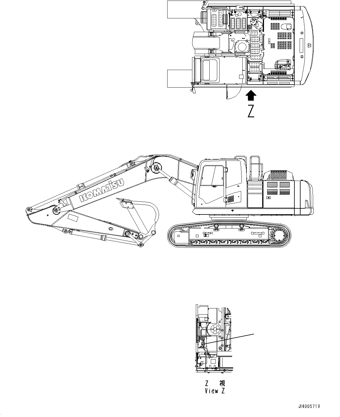 Схема запчастей Komatsu HB205-1 - ПРЕДУПРЕЖДАЮЩ. МАРКИРОВКАS, АККУМУЛЯТОР (№-) ПРЕДУПРЕЖДАЮЩ. МАРКИРОВКАS, АККУМУЛЯТОР, CHINA БЕЗОПАСН. REGULATION