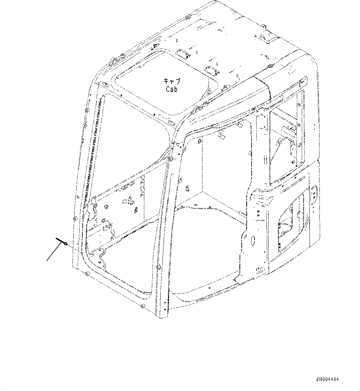 Схема запчастей Komatsu HB205-1 - RIVET (№-) RIVET