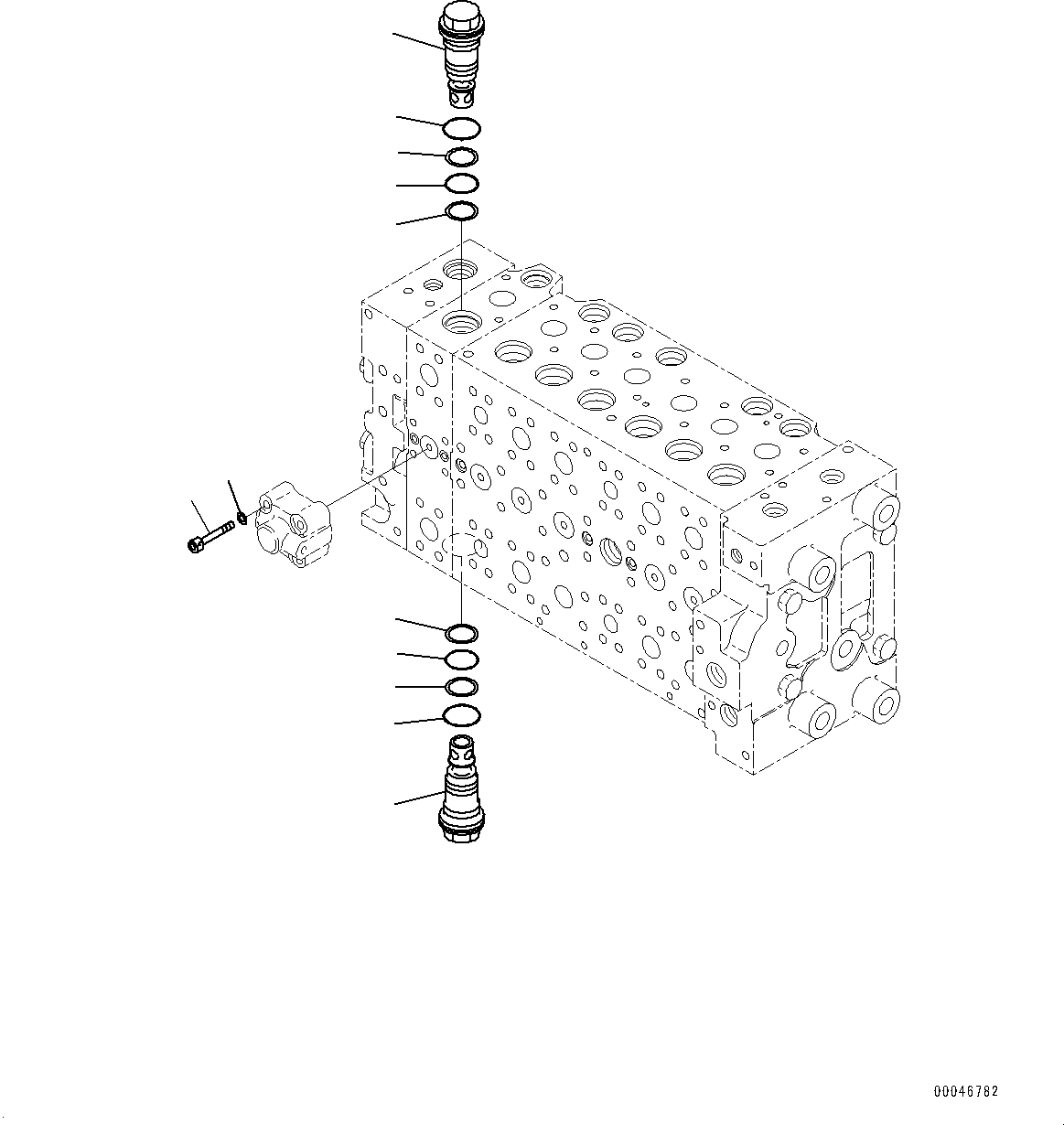 Схема запчастей Komatsu HB215LC-1 - УПРАВЛЯЮЩ. КЛАПАН, 6-СЕКЦИОНН. (9/) (№-) УПРАВЛЯЮЩ. КЛАПАН, С -СЕРВИСНЫЙ КЛАПАН