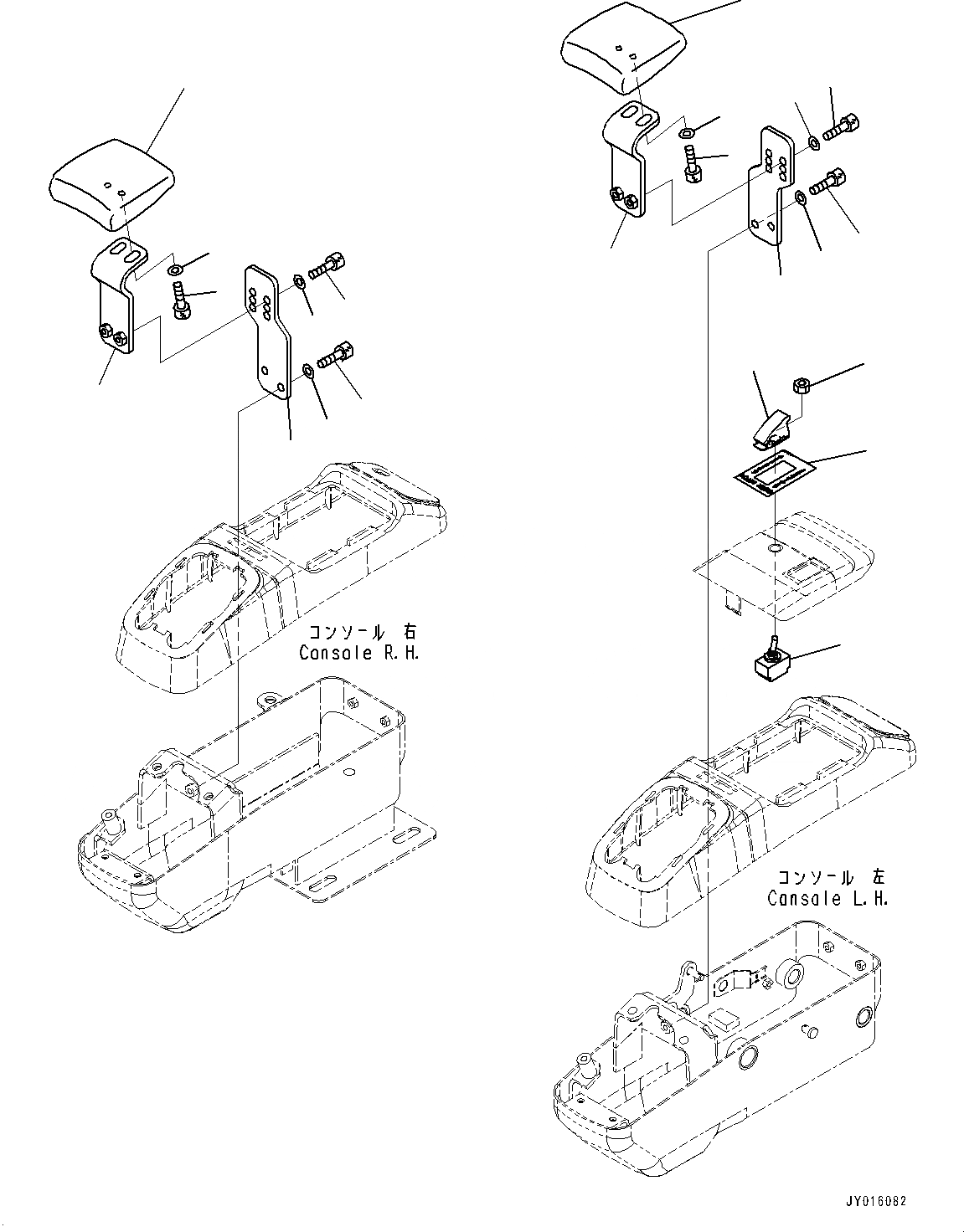 Схема запчастей Komatsu PC35MR-3 - КАБИНА, WRIST REST (№8-) КАБИНА, -ДОПОЛН. АКТУАТОР ТРУБЫ, ВЫСОК. ЕМК., С МАСТЕР КЛЮЧ, ДЛЯ АВСТРАЛИИ И НОВ. ZEALAND