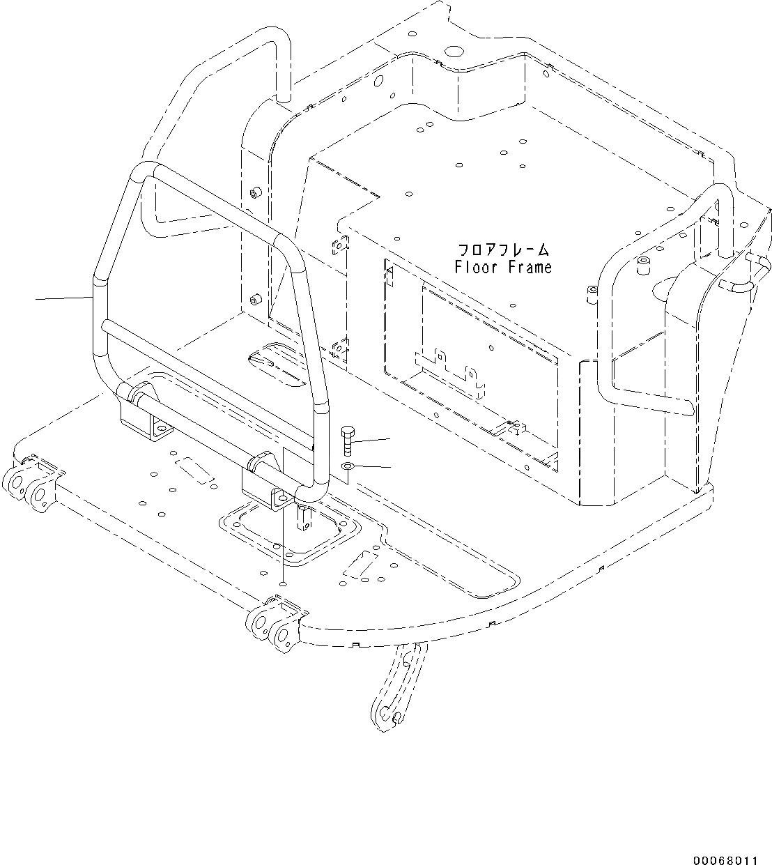 Схема запчастей Komatsu PC35MR-3 - ОСНОВН. КОНСТРУКЦИЯ, ПОРУЧНИ(№8-) ОСНОВН. КОНСТРУКЦИЯ, -ДОПОЛН. АКТУАТОР ТРУБЫ, ВЫСОК. ЕМК., НАВЕС ОБОГРЕВАТЕЛЬ., С МАСТЕР КЛЮЧ, ДЛЯ KOREA