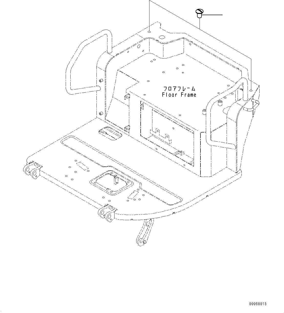 Схема запчастей Komatsu PC35MR-3 - КРЕПЛЕНИЕ ПОЛАING, КРЫШКА (№9-) КРЕПЛЕНИЕ ПОЛАING, ДЛЯ СИСТЕМА ROPS, НАВЕС, PLASTIC TOP