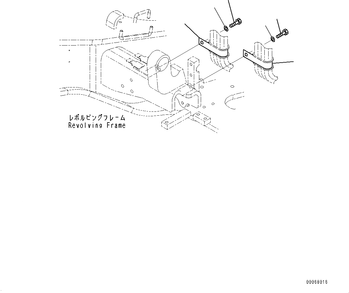 Схема запчастей Komatsu PC35MR-3 - КРЕПЛЕНИЕ ПОЛАING, КРЕПЛЕНИЕ (№9-) КРЕПЛЕНИЕ ПОЛАING, ДЛЯ КАБИНА ROPS