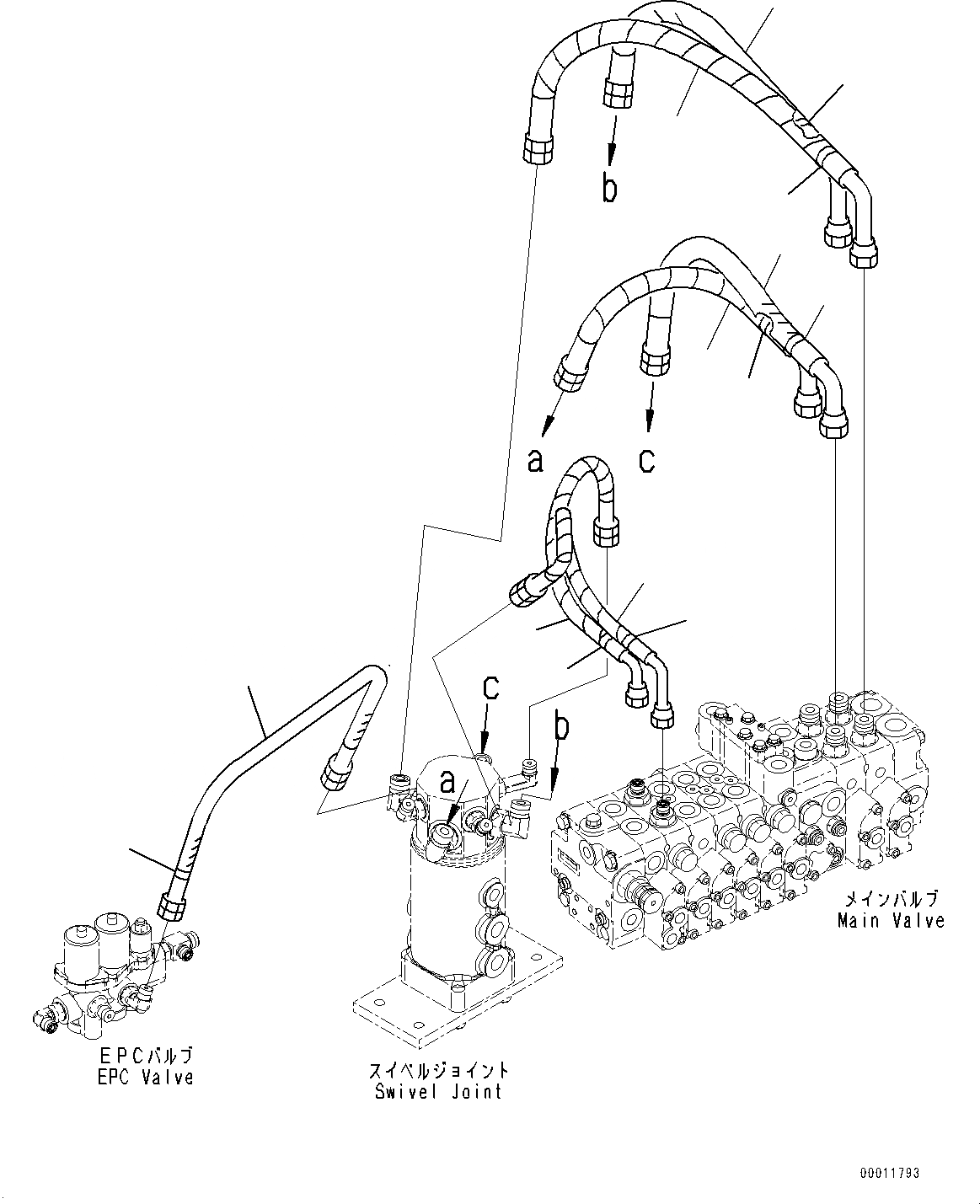 Схема запчастей Komatsu PC35MR-3 - АКТУАТОР ТРУБЫ, ТРУБЫ (/) (№9-) АКТУАТОР ТРУБЫ, ДЛЯ -ДОПОЛН. АКТУАТОР ТРУБЫ