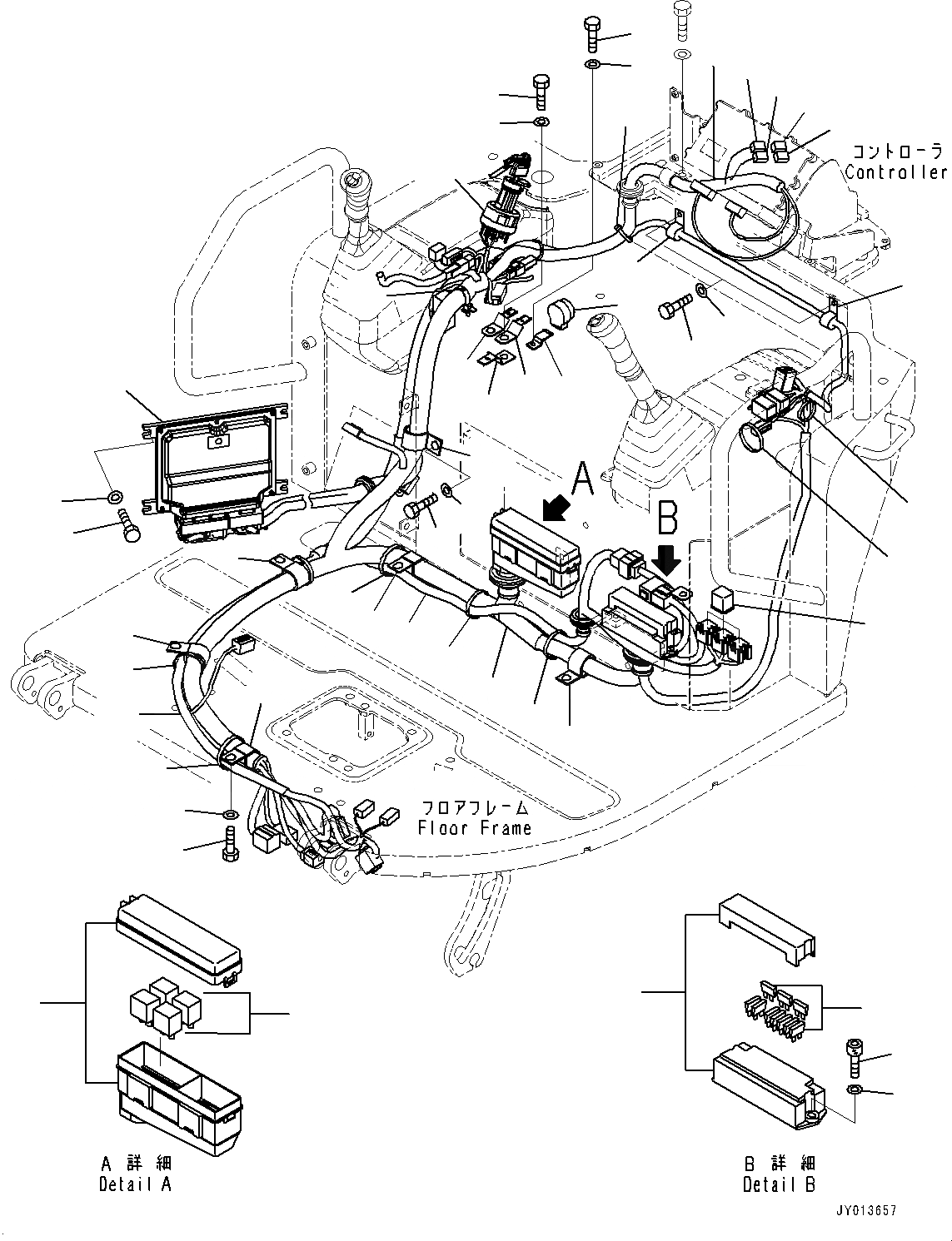 Схема запчастей Komatsu PC30MR-3 - ОСНОВН. КОНСТРУКЦИЯ, ПРОВОДКА (№7-) ОСНОВН. КОНСТРУКЦИЯ, -ДОПОЛН. АКТУАТОР ТРУБЫ, С АВТОМАТИЧ. DECELERATOR, МАСТЕР КЛЮЧ, ДЛЯ СТРАН ЕС ARRANGEMENT