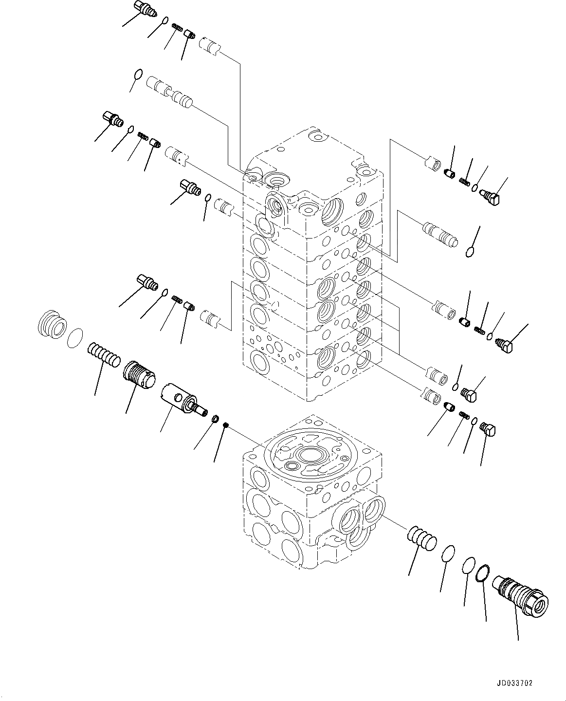 Схема запчастей Komatsu PC27MR-3 - УПРАВЛЯЮЩ. КЛАПАН, 8-КЛАПАН (7/) (№9-) УПРАВЛЯЮЩ. КЛАПАН, БЕЗ -ДОПОЛН. АКТУАТОР ТРУБЫ