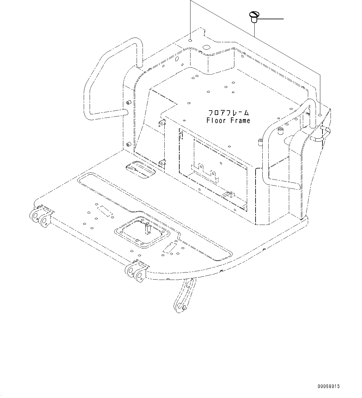 Схема запчастей Komatsu PC27MR-3 - КРЕПЛЕНИЕ ПОЛАING, КРЫШКА (№9-) КРЕПЛЕНИЕ ПОЛАING, ДЛЯ СИСТЕМА ROPS, НАВЕС, PLASTIC TOP