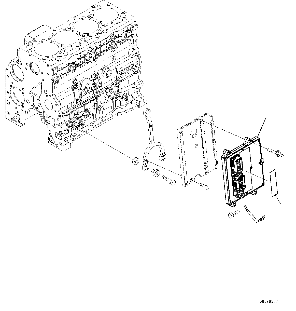 Схема запчастей Komatsu SAA4D107E-1E - УПРАВЛ-Е ДВИГАТЕЛЕМLER (№8-) УПРАВЛ-Е ДВИГАТЕЛЕМLER