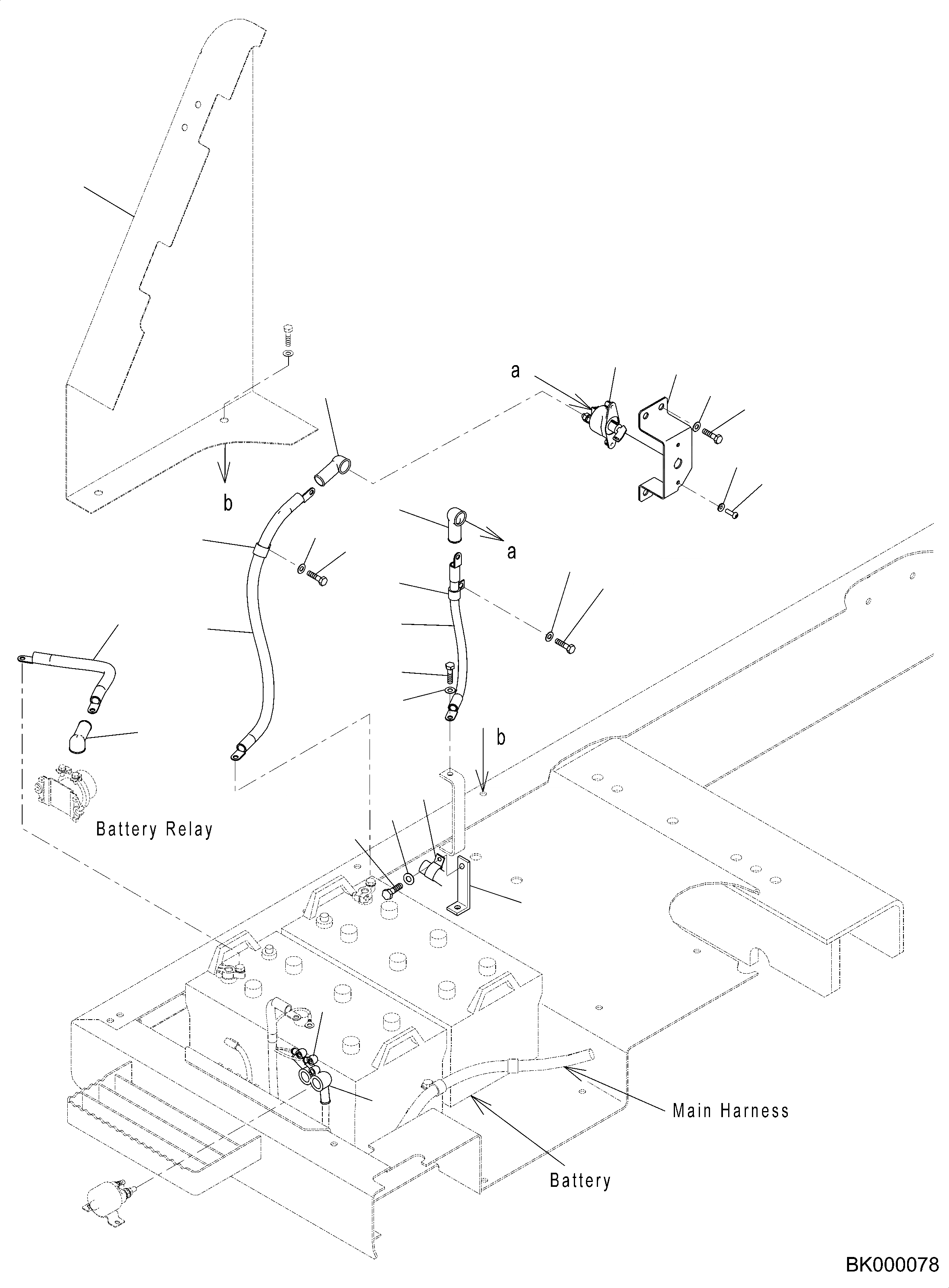 Схема запчастей Komatsu PC700LC-8E0 - ПРОВОДКА, ЕС ARRANGEMENT, С АККУМУЛЯТОР, ВЫСОК. ЕМК. АККУМУЛЯТОР, АККУМУЛЯТОРН. ОТСЕК  ПРОВОДКА, ЕС ARRANGEMENT, С АККУМУЛЯТОР, ВЫСОК. ЕМК. АККУМУЛЯТОР