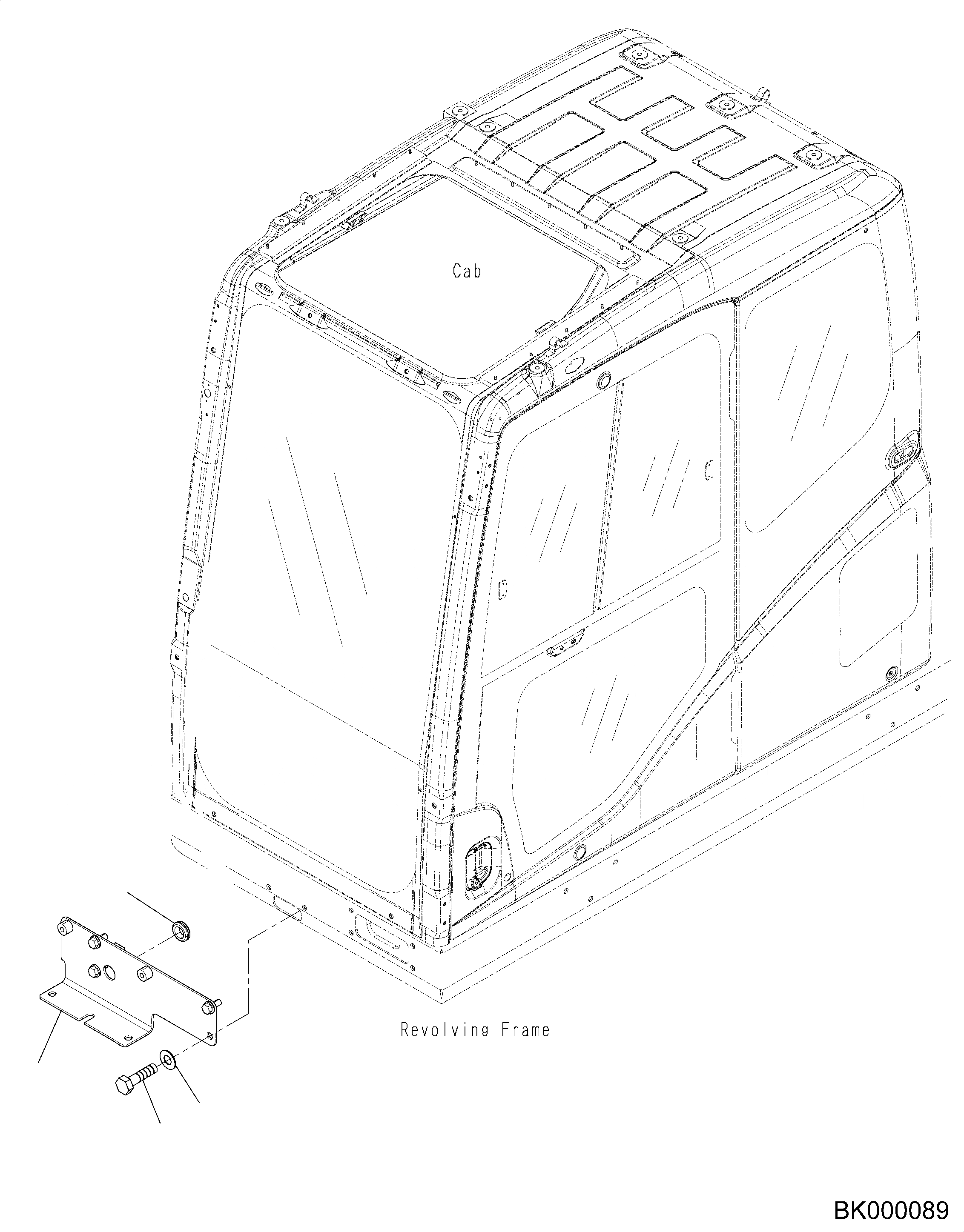 Схема запчастей Komatsu PC700LC-8E0 - НИЖН. ДВОРНИКИ LESS НИЖН. ДВОРНИКИ LESS