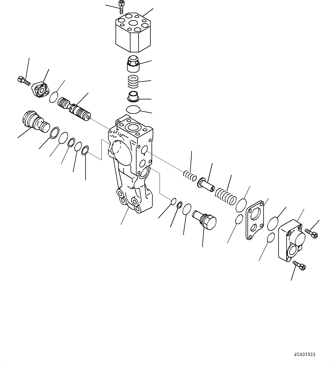 Схема запчастей Komatsu PC700LC-8E0 - СТРЕЛА, РУКОЯТЬ ANTI-DROP КЛАПАН (№-) СТРЕЛА, 7MM