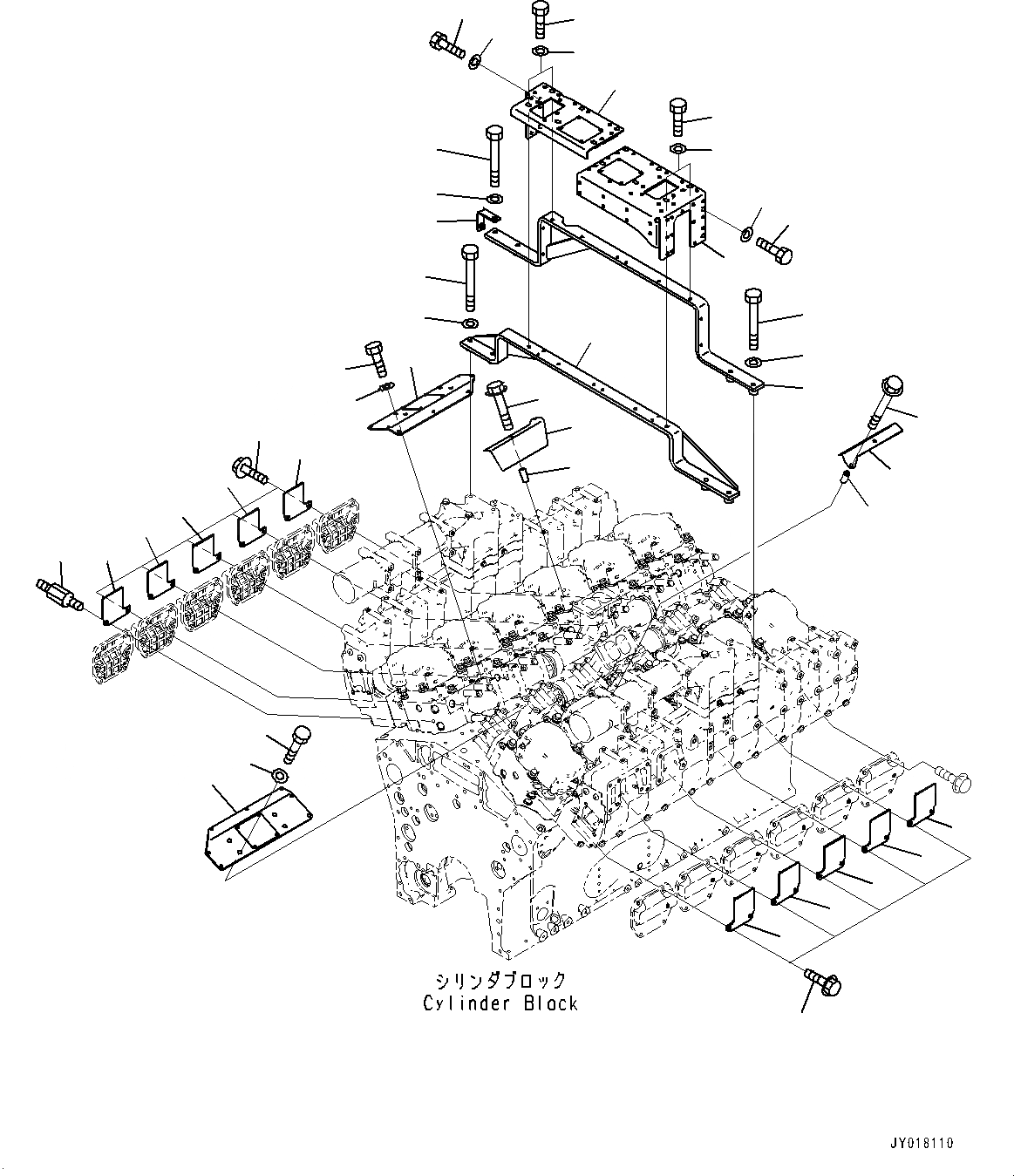 Схема запчастей Komatsu SAA12V140E-3B - ТЕРМОЗАЩИТА, (№-) ТЕРМОЗАЩИТА