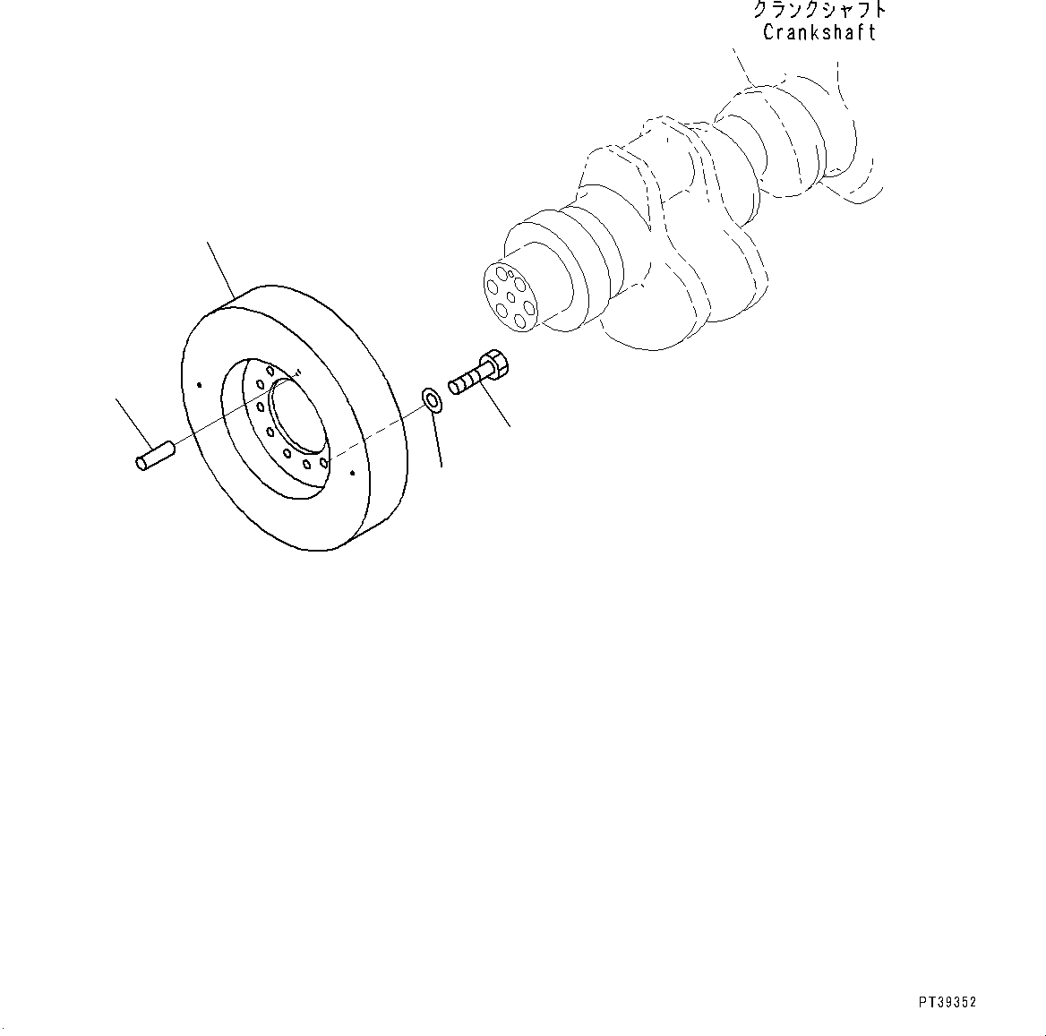 Схема запчастей Komatsu SAA12V140E-3B - ДЕМПФЕР (№-) ДЕМПФЕР