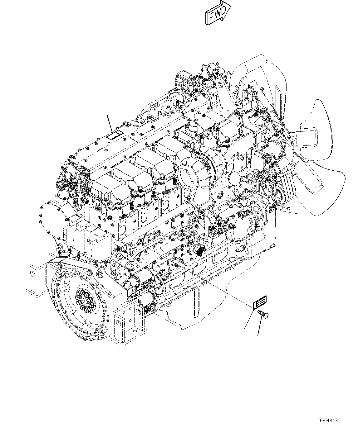 Схема запчастей Komatsu SAA6D170E-5B - ТАБЛИЧКИ ПЛАСТИНА (№8-99) ТАБЛИЧКИ ПЛАСТИНА