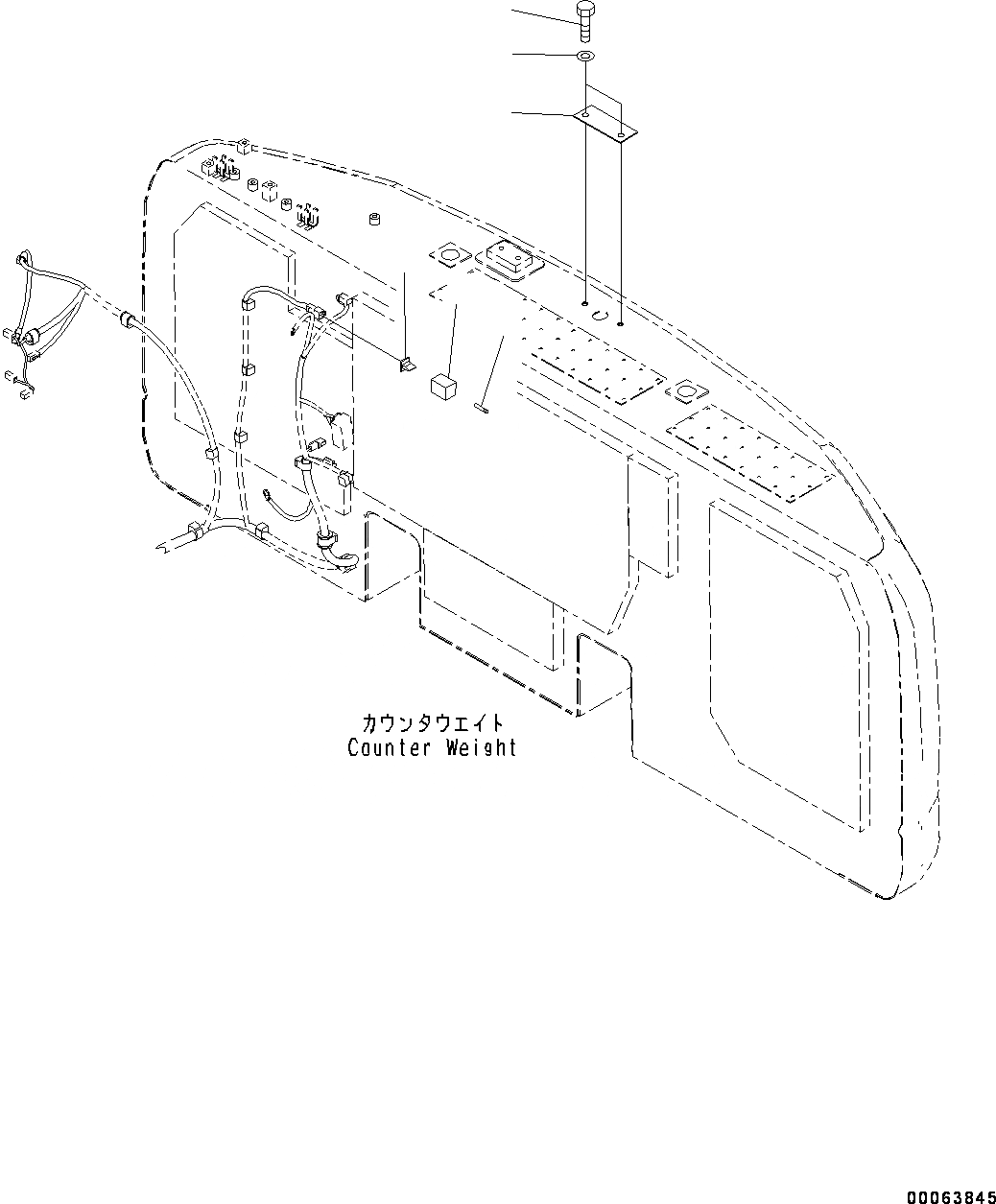 Схема запчастей Komatsu PC550LC-8 - ЗАДН.VIEW CAMERA (№78-) ЗАДН.VIEW CAMERA