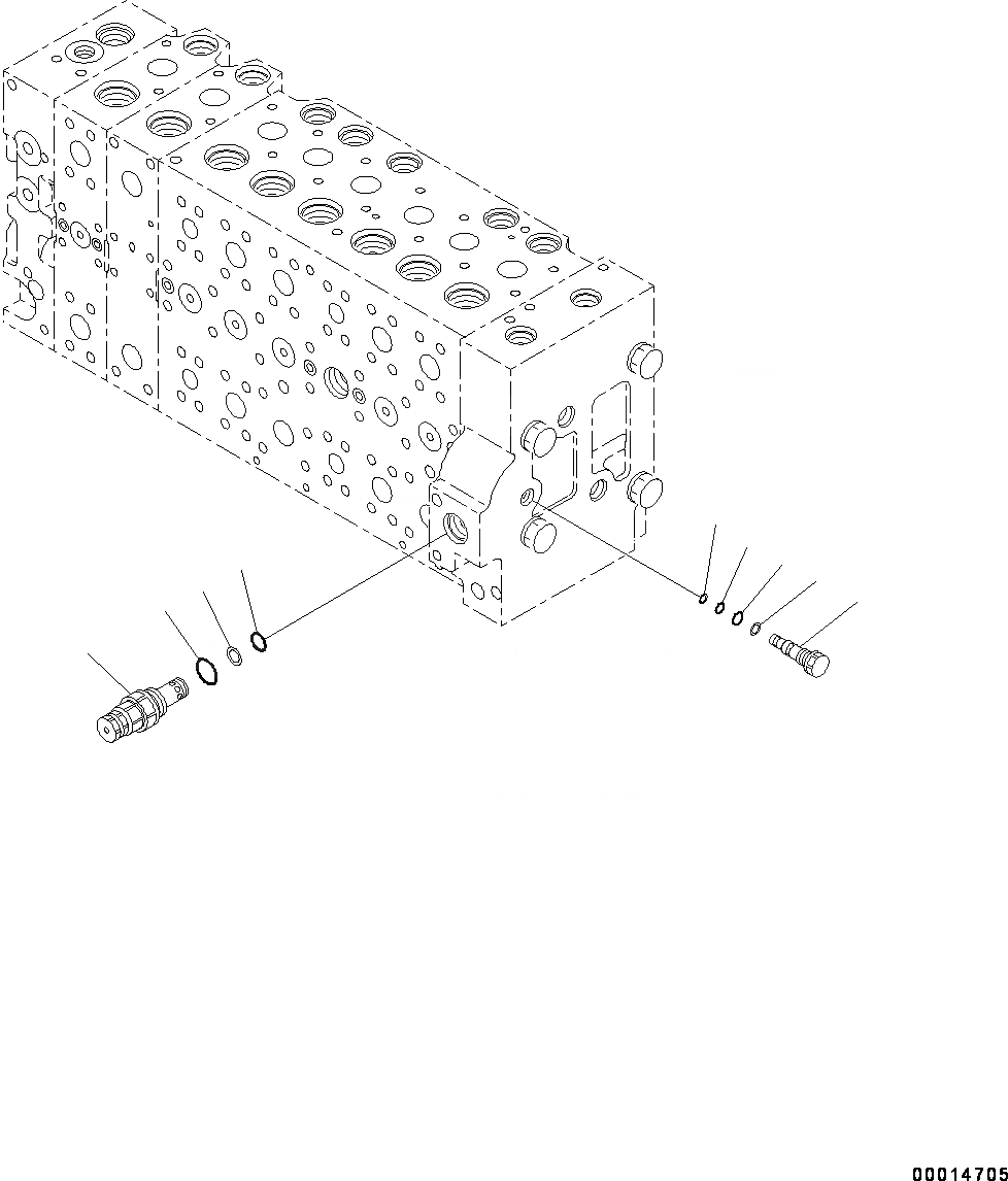 Схема запчастей Komatsu PC550LC-8 - УПРАВЛЯЮЩ. КЛАПАН, ВНУТР. ЧАСТИ (/) (№78-) УПРАВЛЯЮЩ. КЛАПАН, С -ДОПОЛН. АКТУАТОР ТРУБЫ, АККУМУЛЯТОР