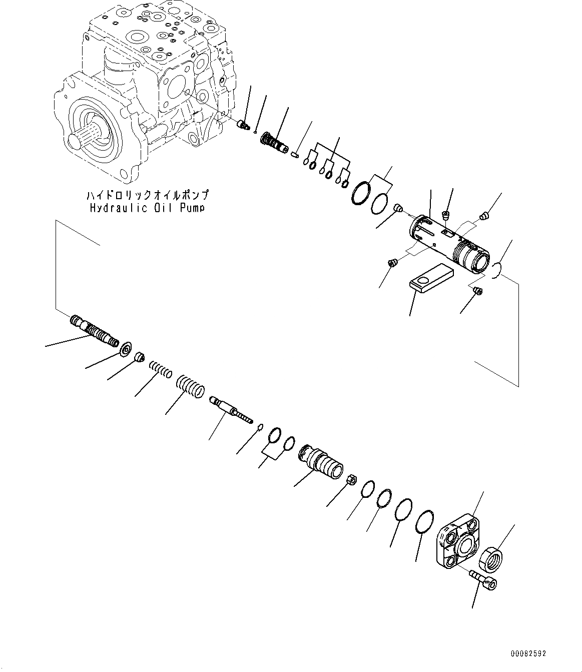 Схема запчастей Komatsu WA470-6 - ГИДР. НАСОС., ПОГРУЗ. НАСОС (/) (№9-) ГИДР. НАСОС., С ЭКСТРЕНН. УПРАВЛ., АВТОМАТИЧ. УПРАВЛ-Е ТИП