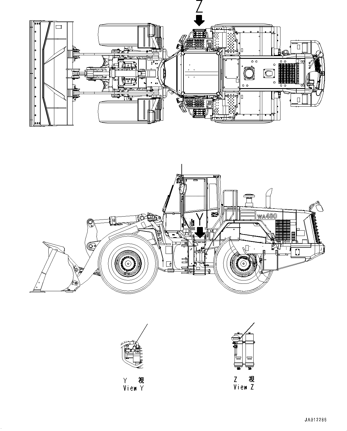 Схема запчастей Komatsu WA470-6 - АВАРИЙН. УРОВЕНЬ ПЛАСТИНЫ (№99-) АВАРИЙН. УРОВЕНЬ ПЛАСТИНЫ, АВСТРАЛИЯ REGULATION