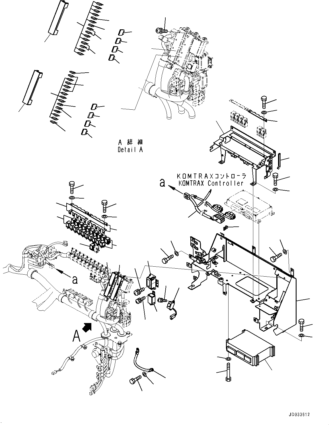 Схема запчастей Komatsu WA480-6 - КАБИНА ROPS, ЭЛЕКТРИЧ. ЧАСТИ (№9-) КАБИНА ROPS, MONOCOQUE ТИП, С КОНДИЦИОНЕРОМ