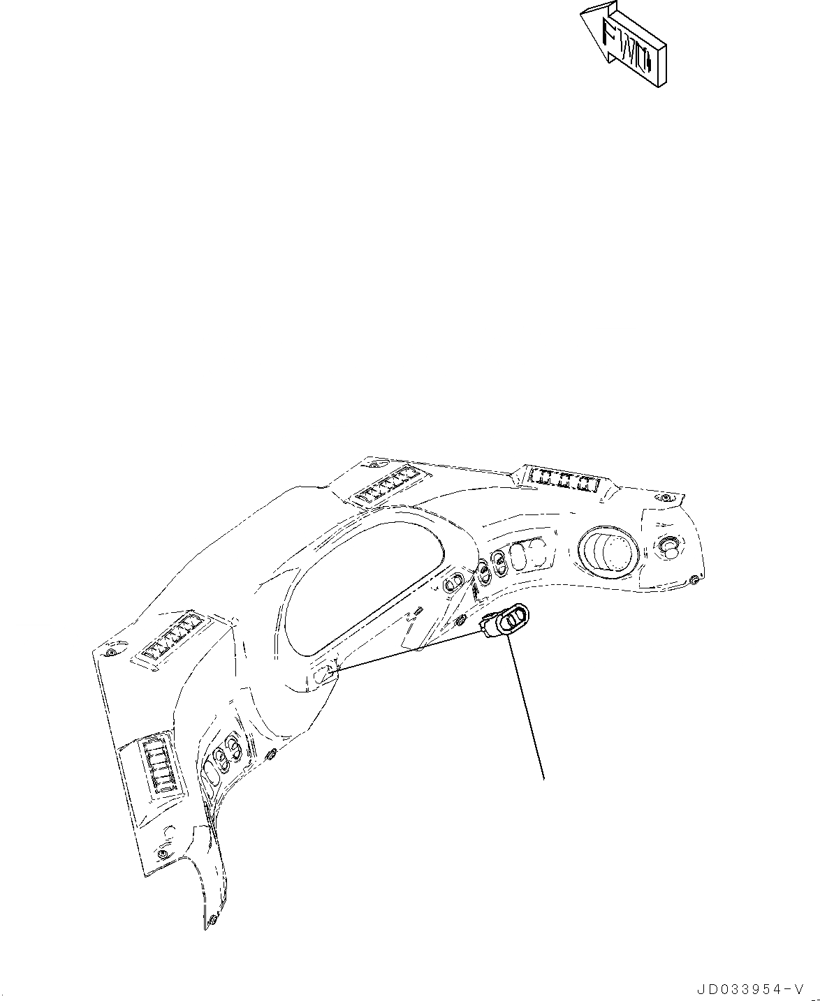 Схема запчастей Komatsu WA480-6 - ПЕРЕКЛЮЧАТЕЛЬ (№9-) ПЕРЕКЛЮЧАТЕЛЬ, С ECSS