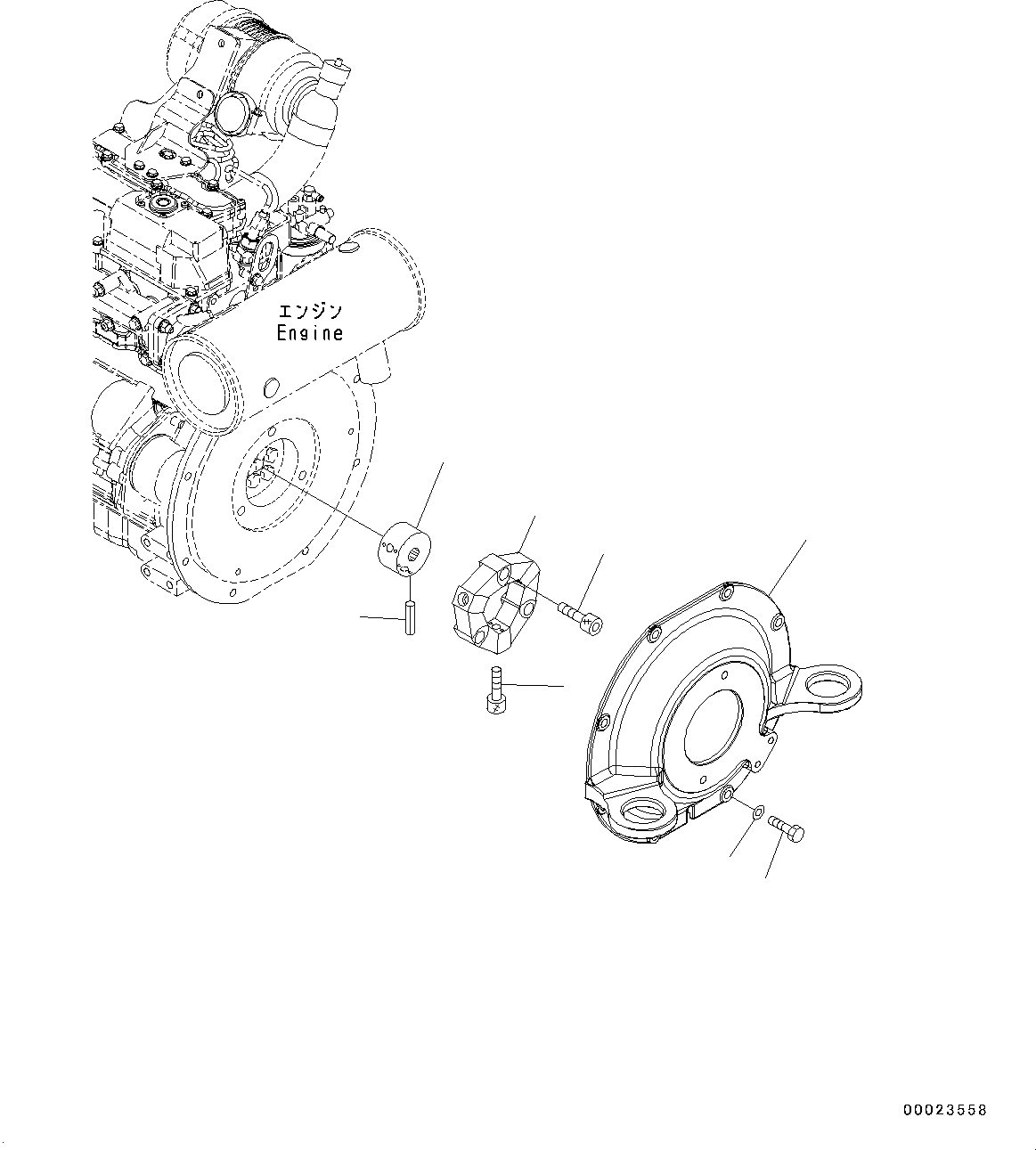 Схема запчастей Komatsu PC20MR-3 - ДЕМПФЕР (№-) ДЕМПФЕР