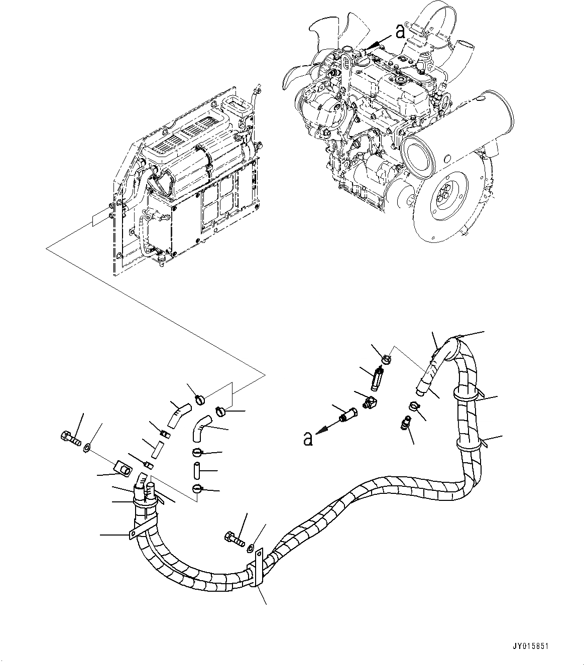 Схема запчастей Komatsu PC20MR-3 - ПЕЧКА (№-7) ПЕЧКА, ПЕЧКА, ДЛЯ КАБИНА ROPS