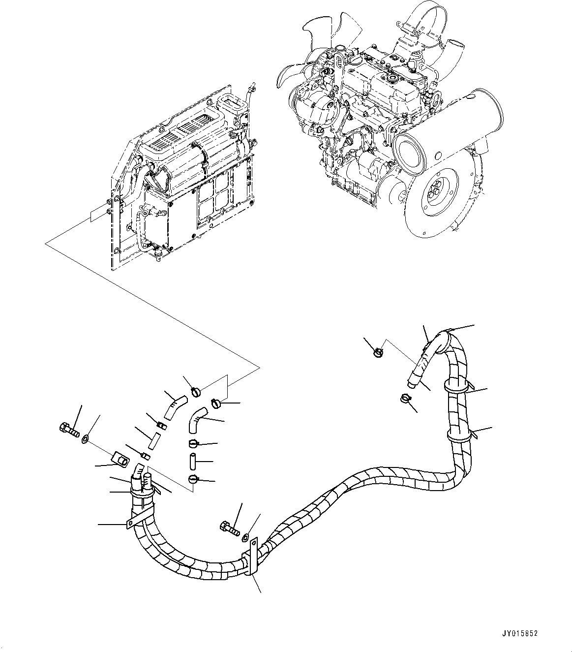 Схема запчастей Komatsu PC20MR-3 - ПЕЧКА (№8-) ПЕЧКА, ПЕЧКА, ДЛЯ КАБИНА ROPS