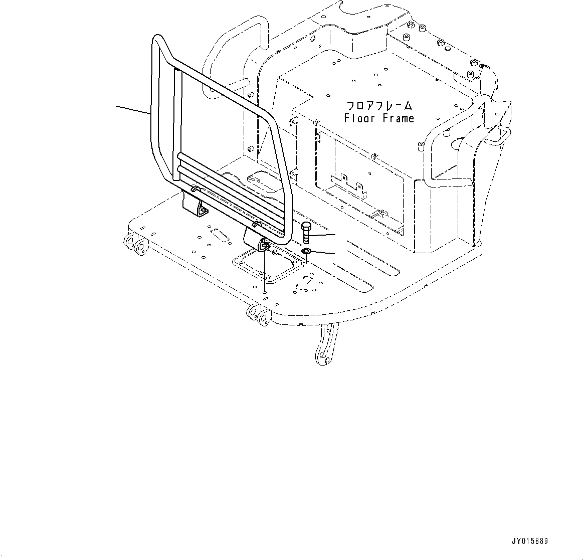 Схема запчастей Komatsu PC20MR-3 - ОСНОВН. КОНСТРУКЦИЯ, ПОРУЧНИ(№-) ОСНОВН. КОНСТРУКЦИЯ, БЕЗ МАСТЕР КЛЮЧ, ДЛЯ СИСТЕМА ROPS, НАВЕС, PLASTIC TOP