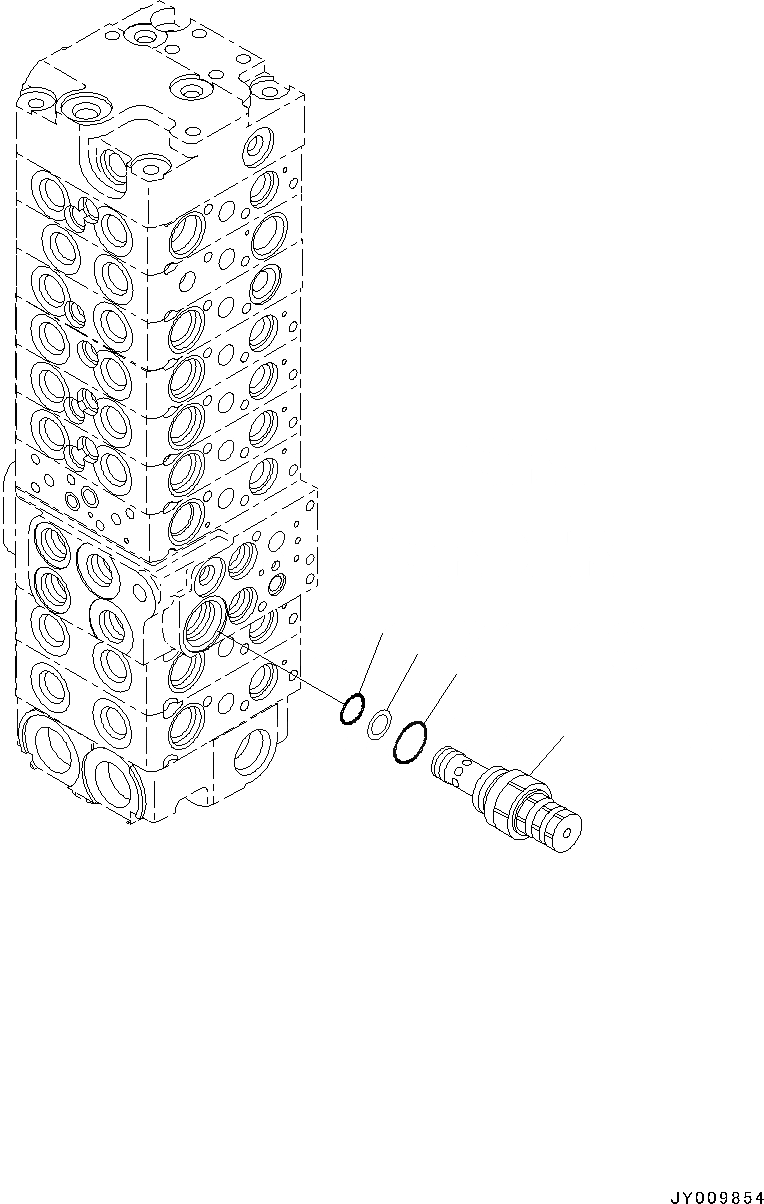 Схема запчастей Komatsu PC45MR-3 - УПРАВЛЯЮЩ. КЛАПАН, 9-СЕКЦИОНН., БЕЗ НАВЕСН. ОБОРУД КЛАПАН, ВНУТР. ЧАСТИ (7/) (№-7) УПРАВЛЯЮЩ. КЛАПАН, 9-СЕКЦИОНН., БЕЗ НАВЕСН. ОБОРУД КЛАПАН
