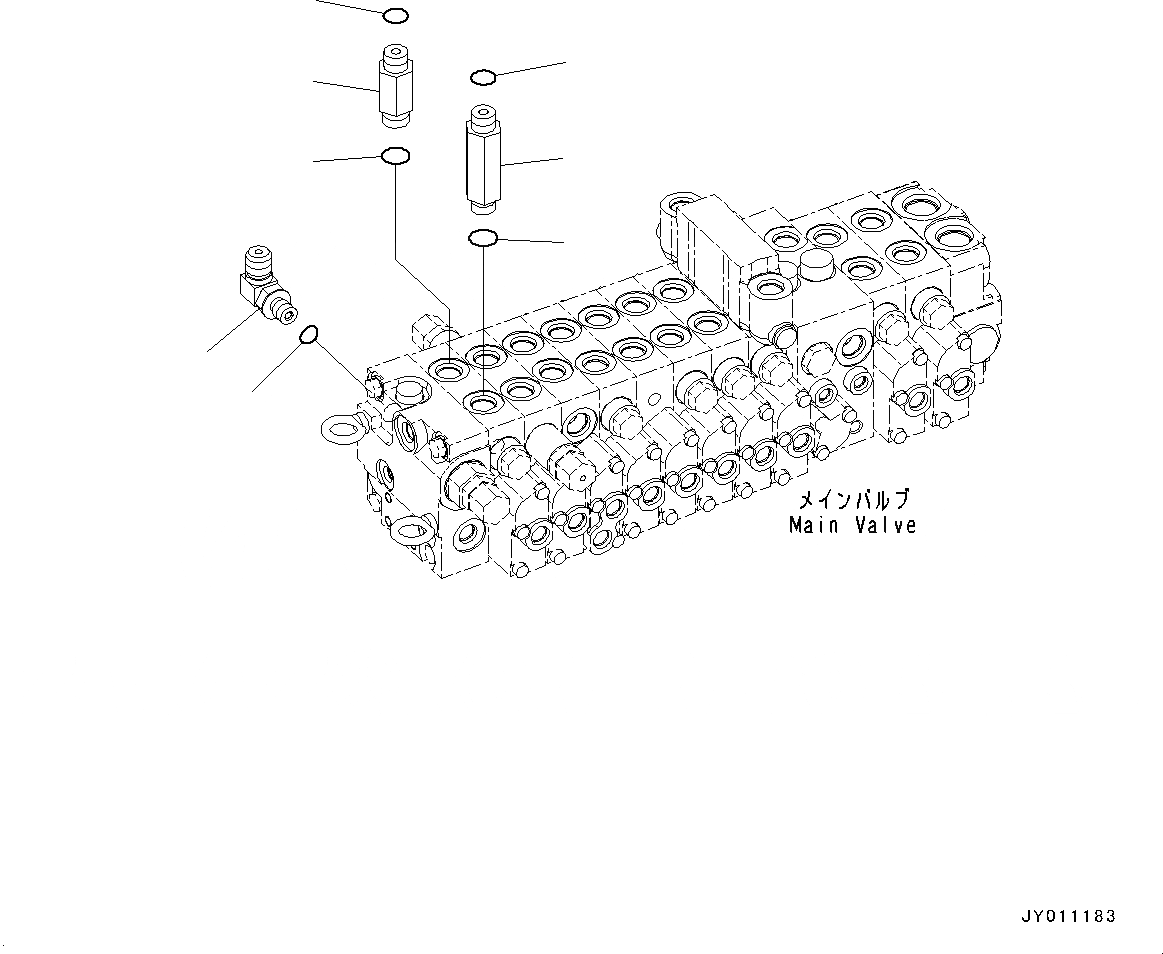 Схема запчастей Komatsu PC45MR-3 - УПРАВЛЯЮЩ. КЛАПАН, -СЕКЦ., ОТВ. С ИЗМ. УГЛОМ DOZER, PROVISION ДЛЯ -ДОПОЛН. АКТУАТОР ТРУБЫ, ВЫСОК. ЕМК., СОЕДИНИТЕЛЬН. ЧАСТИ, ДОПОЛНИТ.ITI УПРАВЛЯЮЩ. КЛАПАН, -СЕКЦ., ОТВ. С ИЗМ. УГЛОМ DOZER, PROVISION ДЛЯ -ДОПОЛН. АКТУАТО