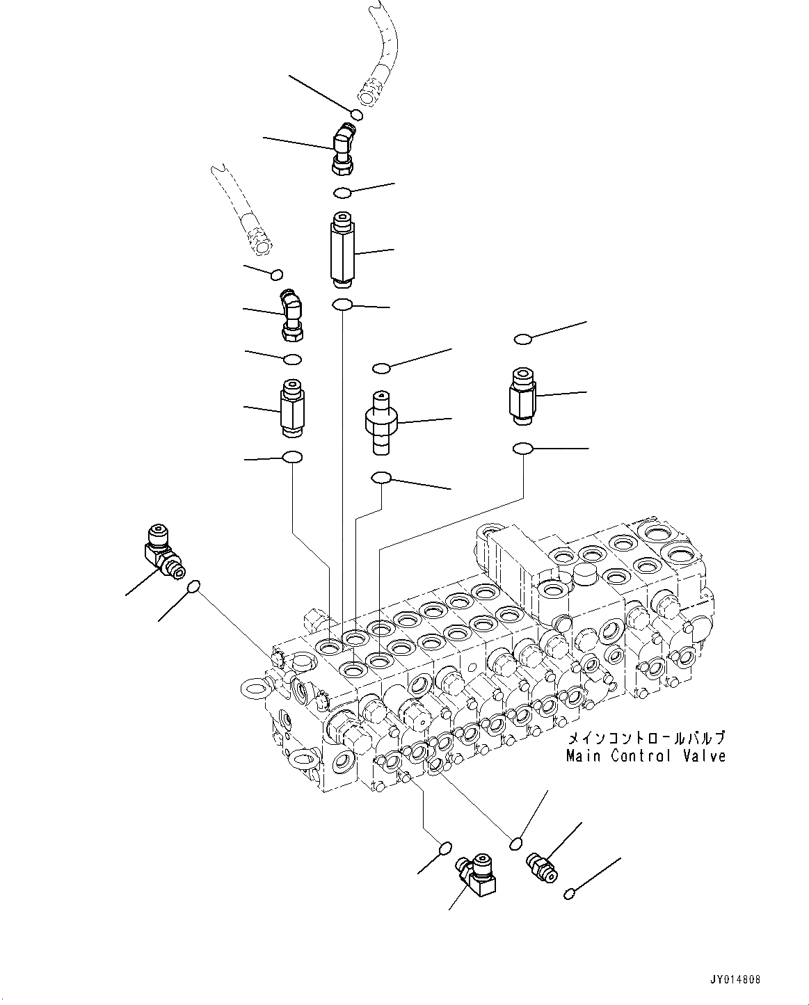 Схема запчастей Komatsu PC45MR-3 - УПРАВЛЯЮЩ. КЛАПАН, -СЕКЦ., ОТВ. С ИЗМ. УГЛОМ DOZER, PROVISION ДЛЯ -ДОПОЛН. АКТУАТОР ТРУБЫ, ВЫСОК. ЕМК., СОЕДИНИТЕЛЬН. ЧАСТИ, ДОПОЛНИТ.ITI УПРАВЛЯЮЩ. КЛАПАН, -СЕКЦ., ОТВ. С ИЗМ. УГЛОМ DOZER, PROVISION ДЛЯ -ДОПОЛН. АКТУАТО