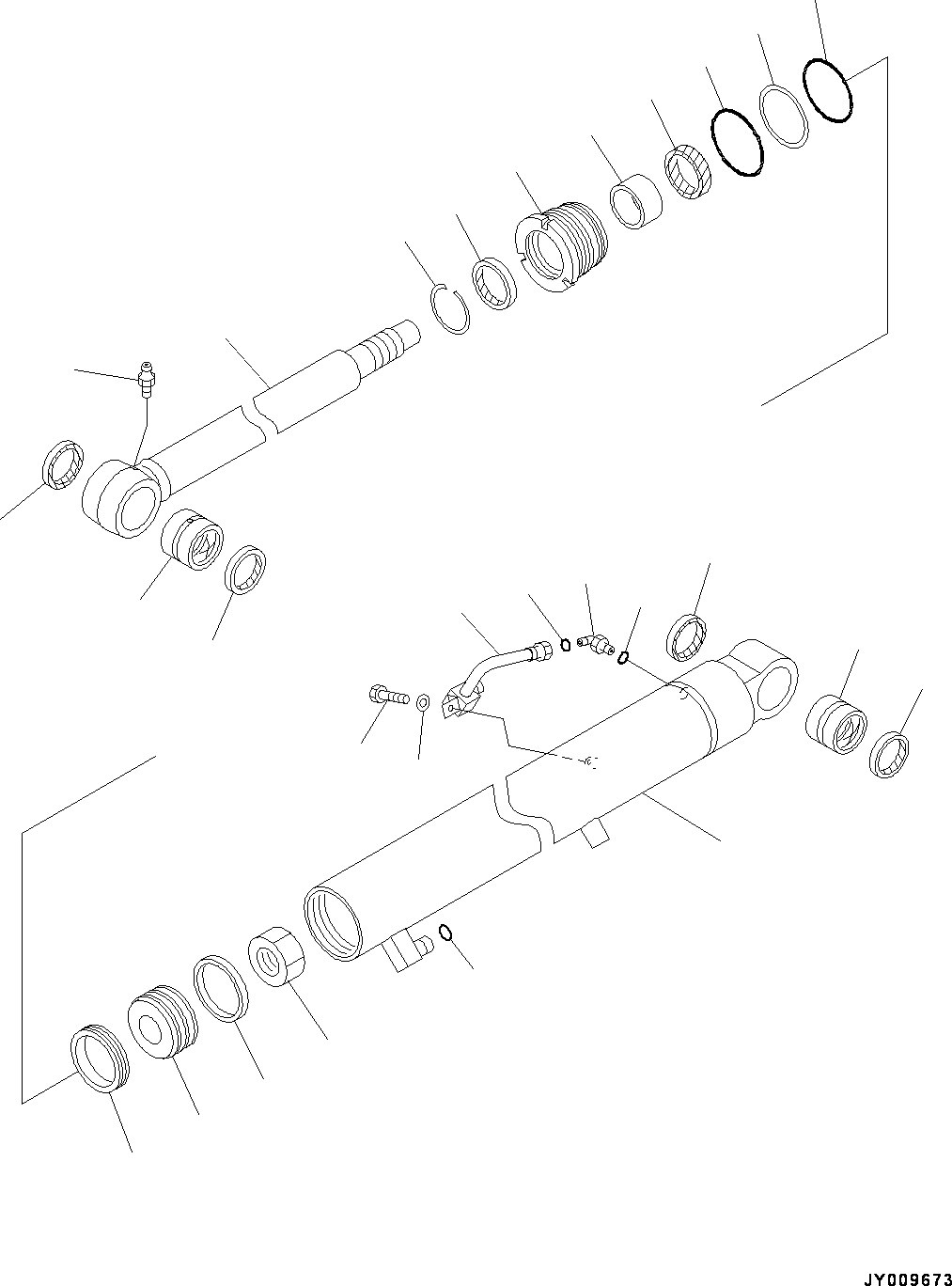 Схема запчастей Komatsu PC45MR-3 - СТРЕЛА, MM, С НАВЕСНОЕ ОБОРУД-Е, ВНУТР. ЧАСТИ, ЦИЛИНДР РУКОЯТИ(№-) СТРЕЛА, MM, С НАВЕСНОЕ ОБОРУД-Е
