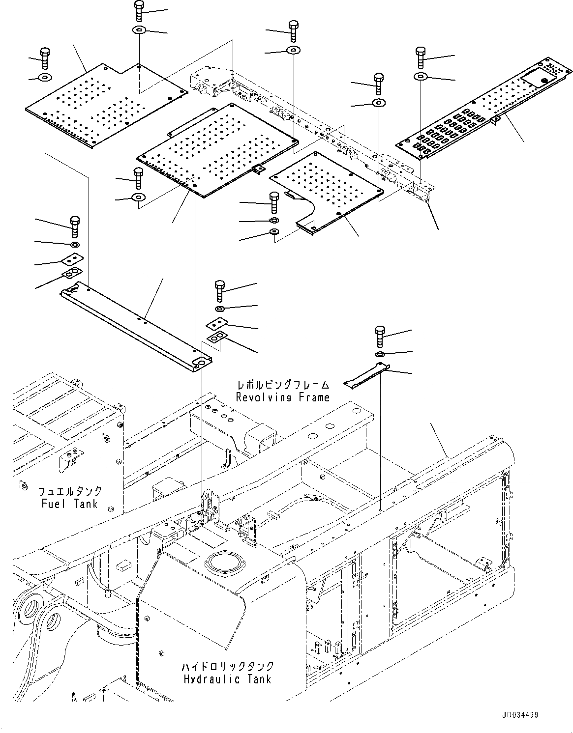 Схема запчастей Komatsu PC800-8E0 - КАБИНА COVER КАБИНА COVER