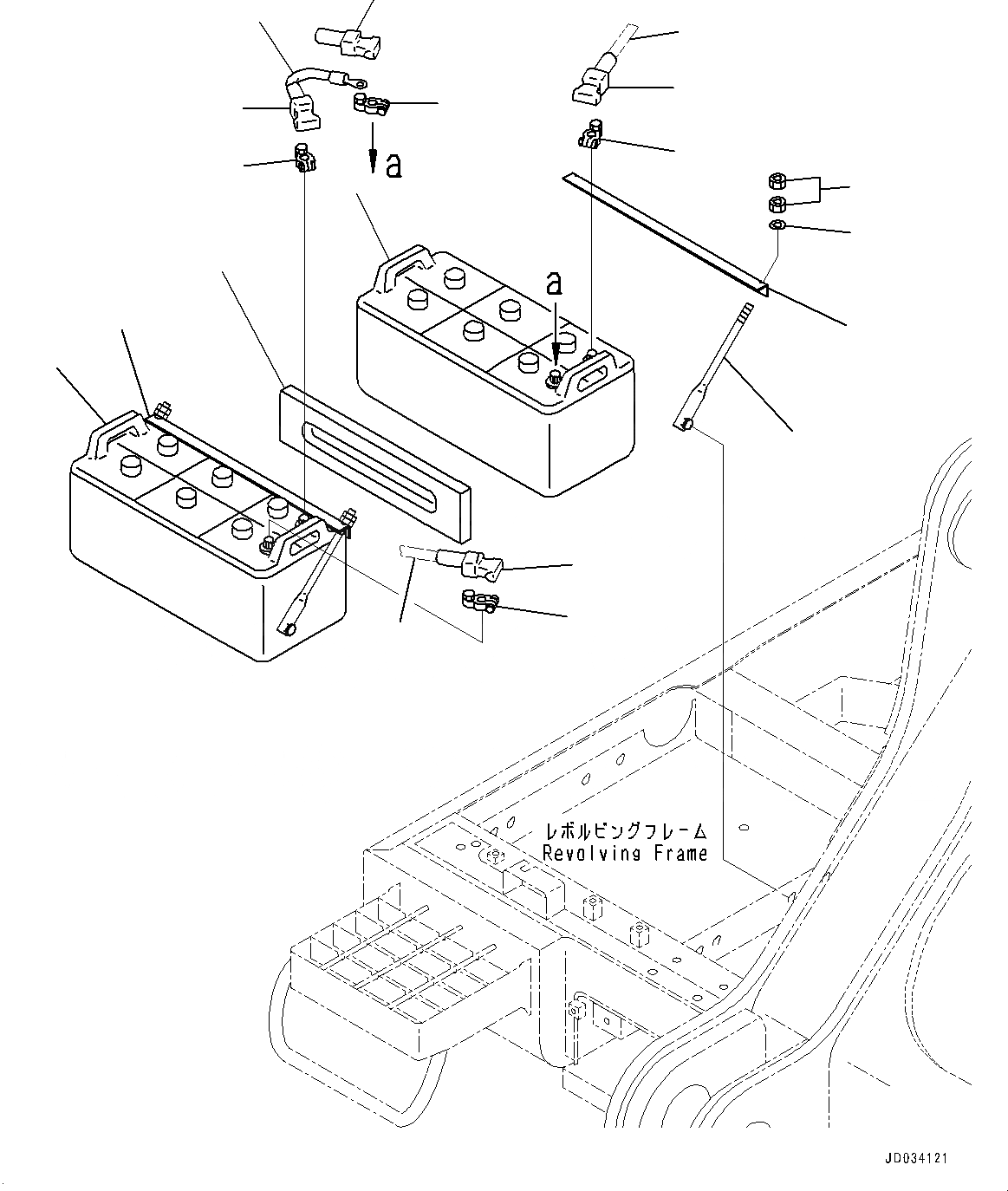 Схема запчастей Komatsu PC800-8E0 - АККУМУЛЯТОР (№-) АККУМУЛЯТОР