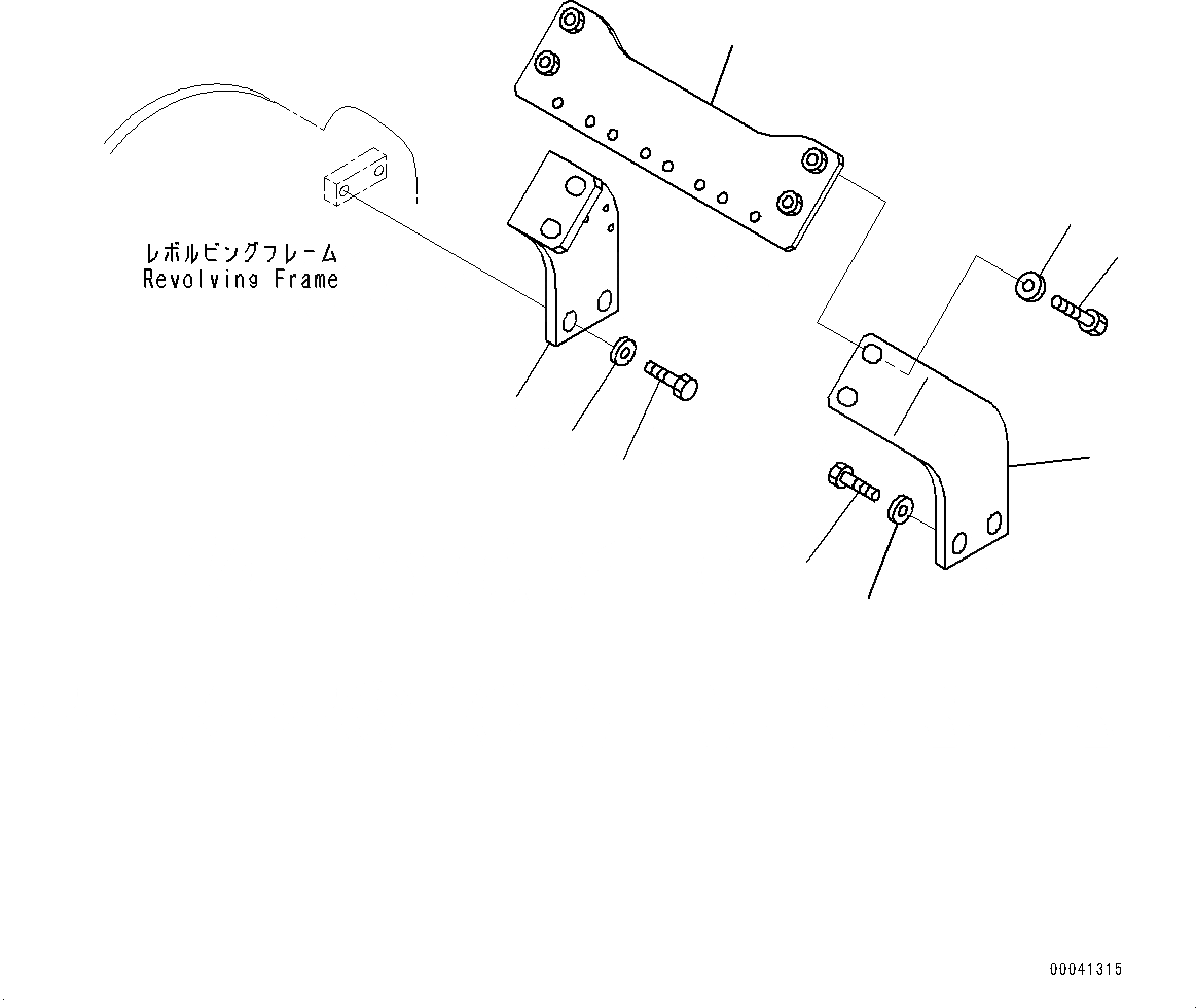 Схема запчастей Komatsu PC800-8E0 - СТРЕЛА FOOT БЛОК (№-) СТРЕЛА FOOT БЛОК